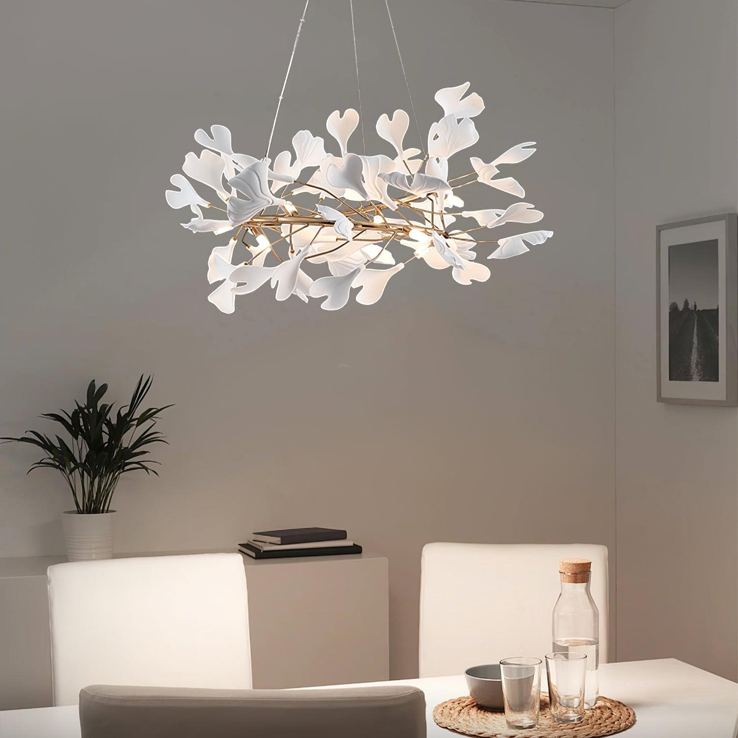 Gingko Chandelier U - Blowlighting