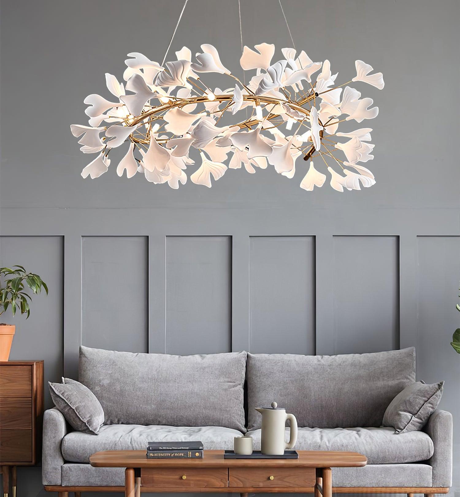 Gingko Chandelier U - Blowlighting