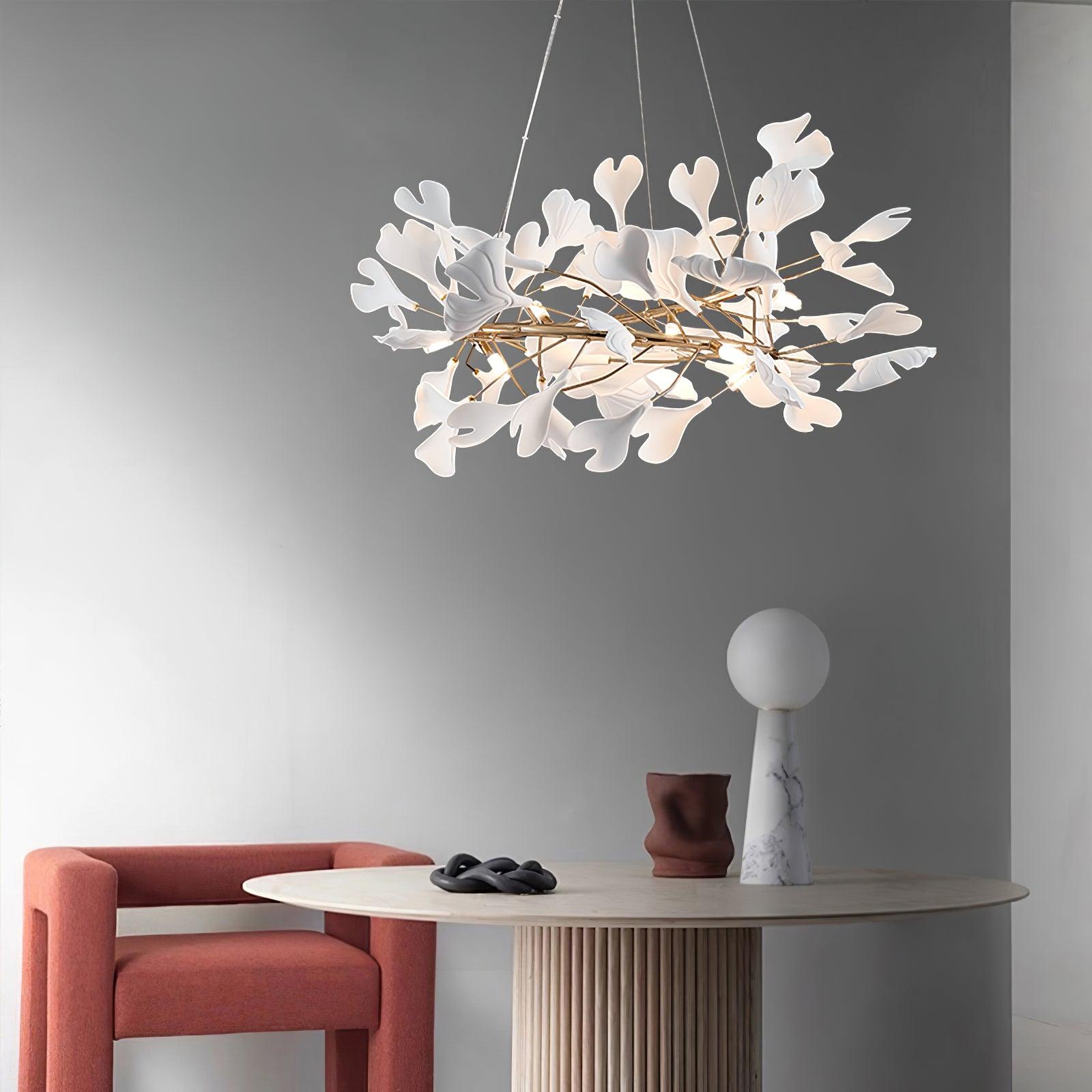 Gingko Chandelier U - Blowlighting