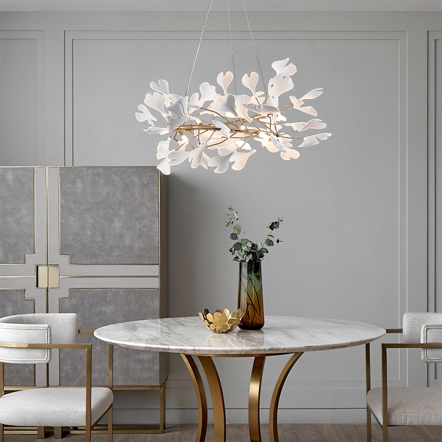 Gingko Chandelier U - Blowlighting