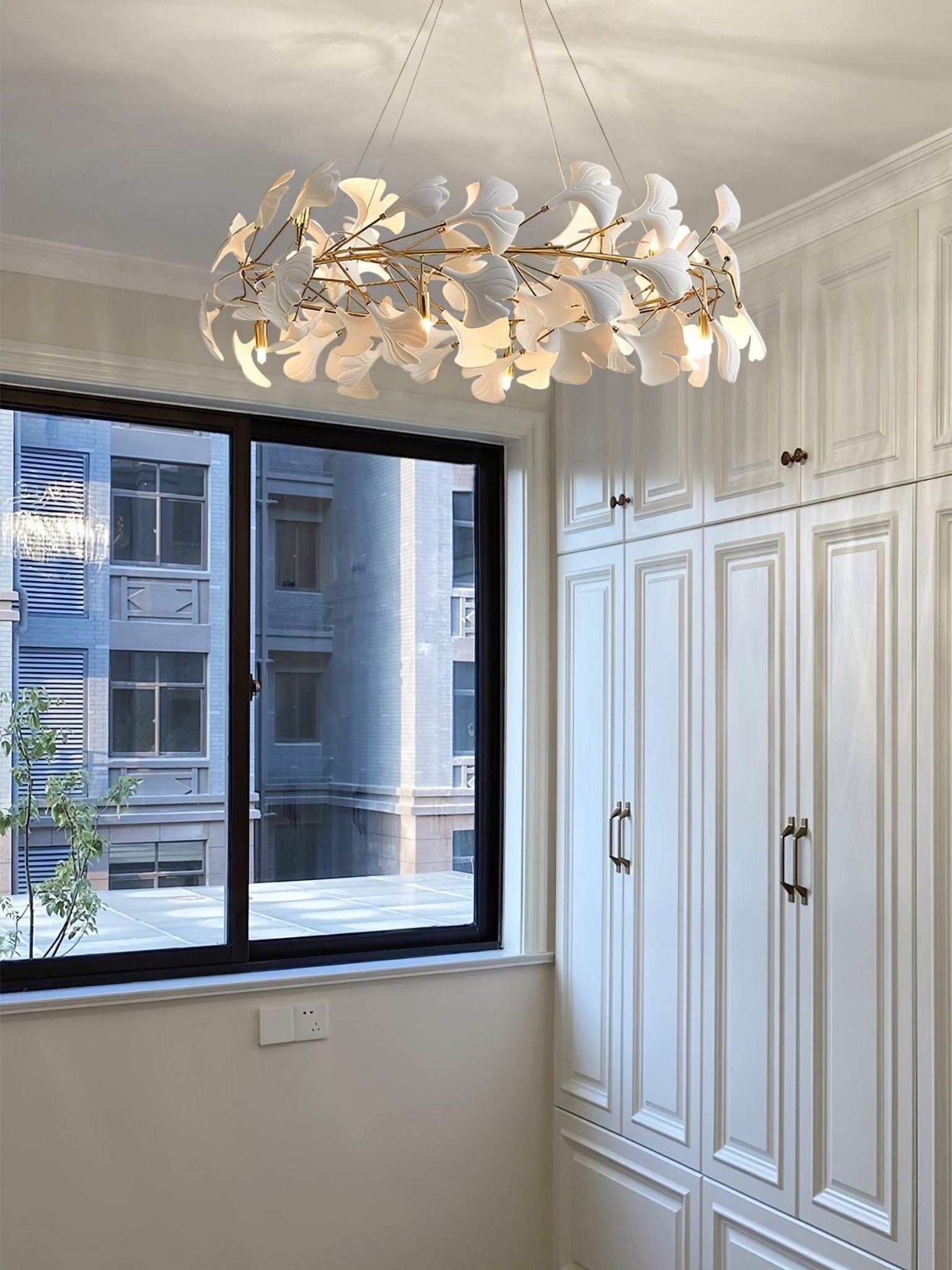 Gingko Chandelier O - Blowlighting