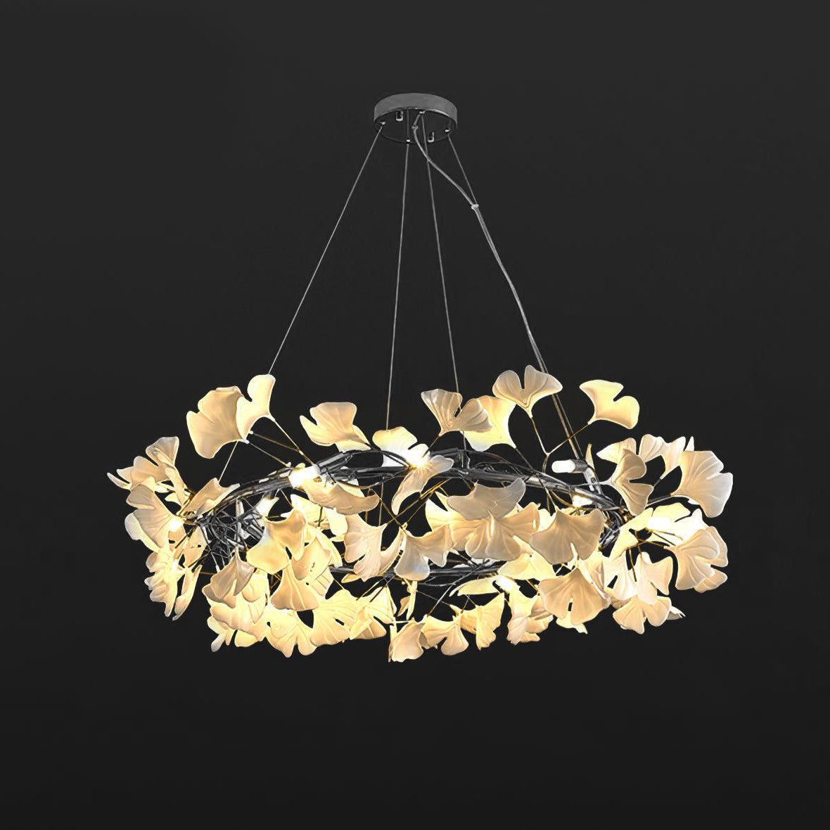 Gingko Chandelier O - Blowlighting