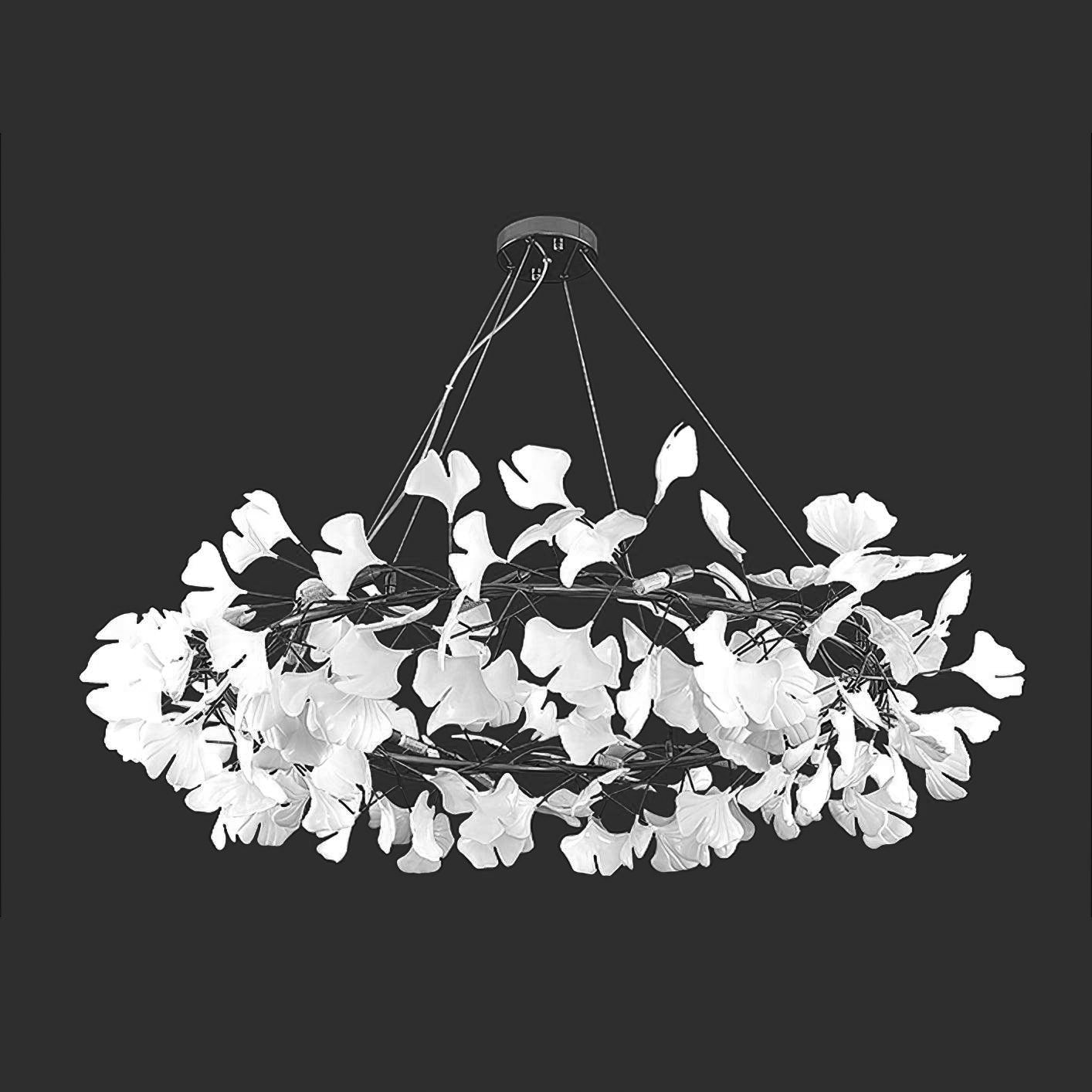 Gingko Chandelier O - Blowlighting