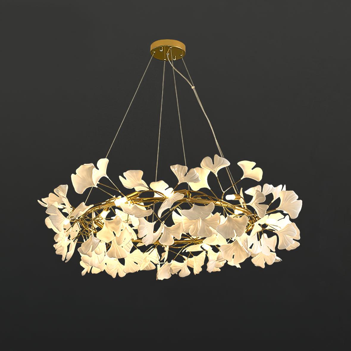 Gingko Chandelier O - Blowlighting
