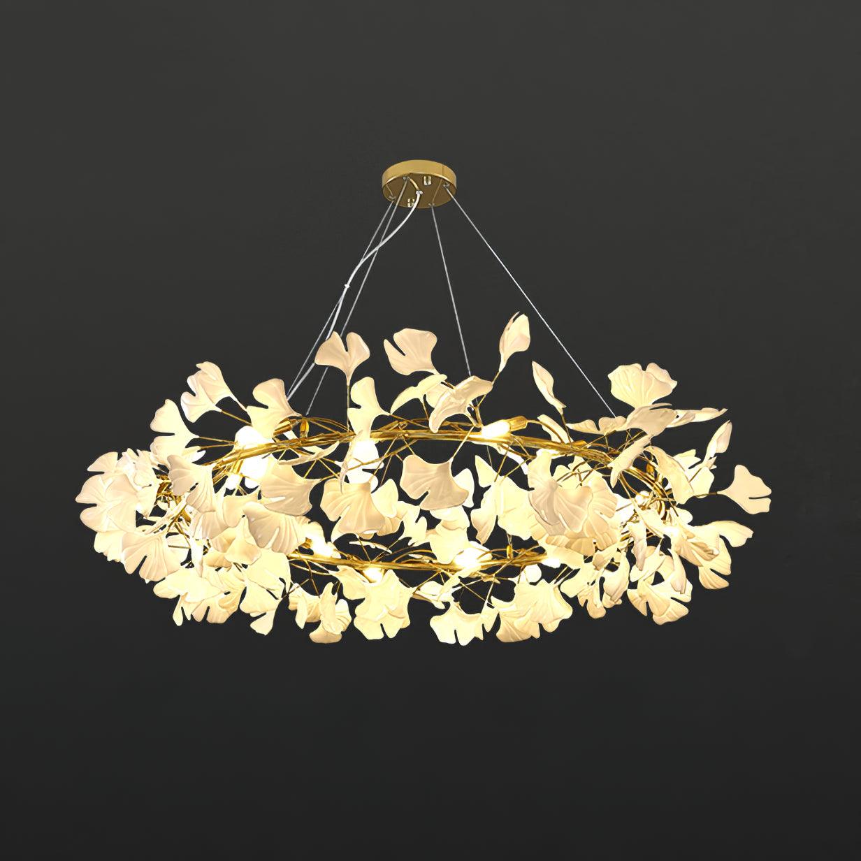 Gingko Chandelier O - Blowlighting