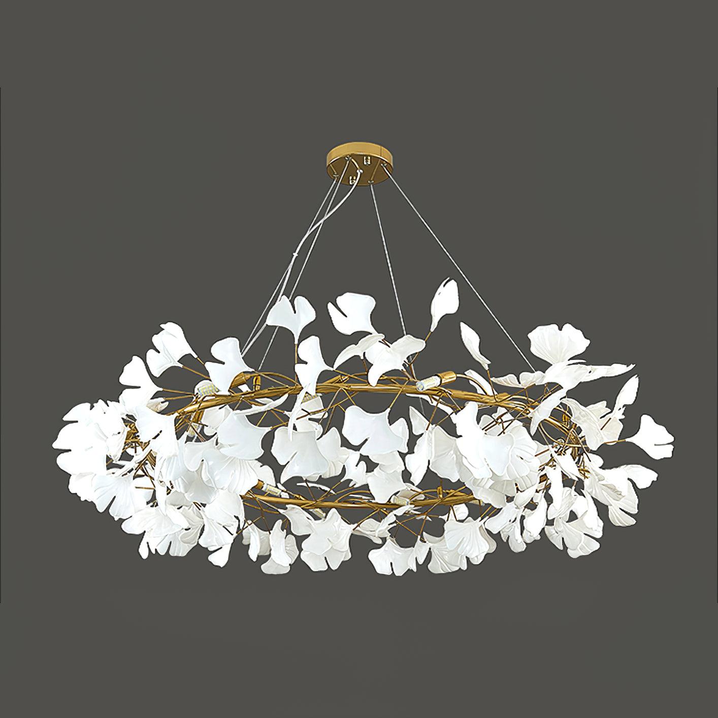 Gingko Chandelier O - Blowlighting