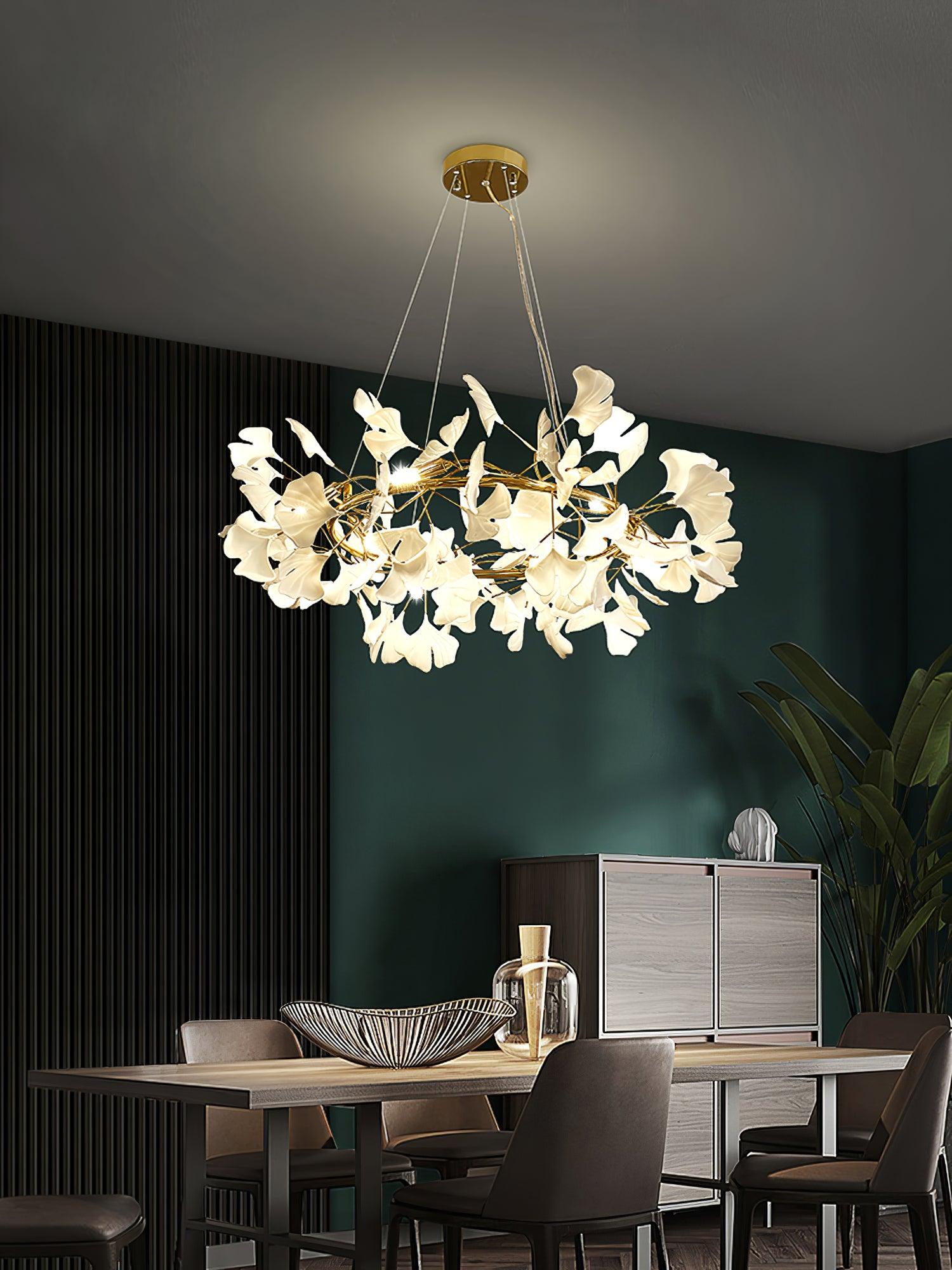 Gingko Chandelier O - Blowlighting
