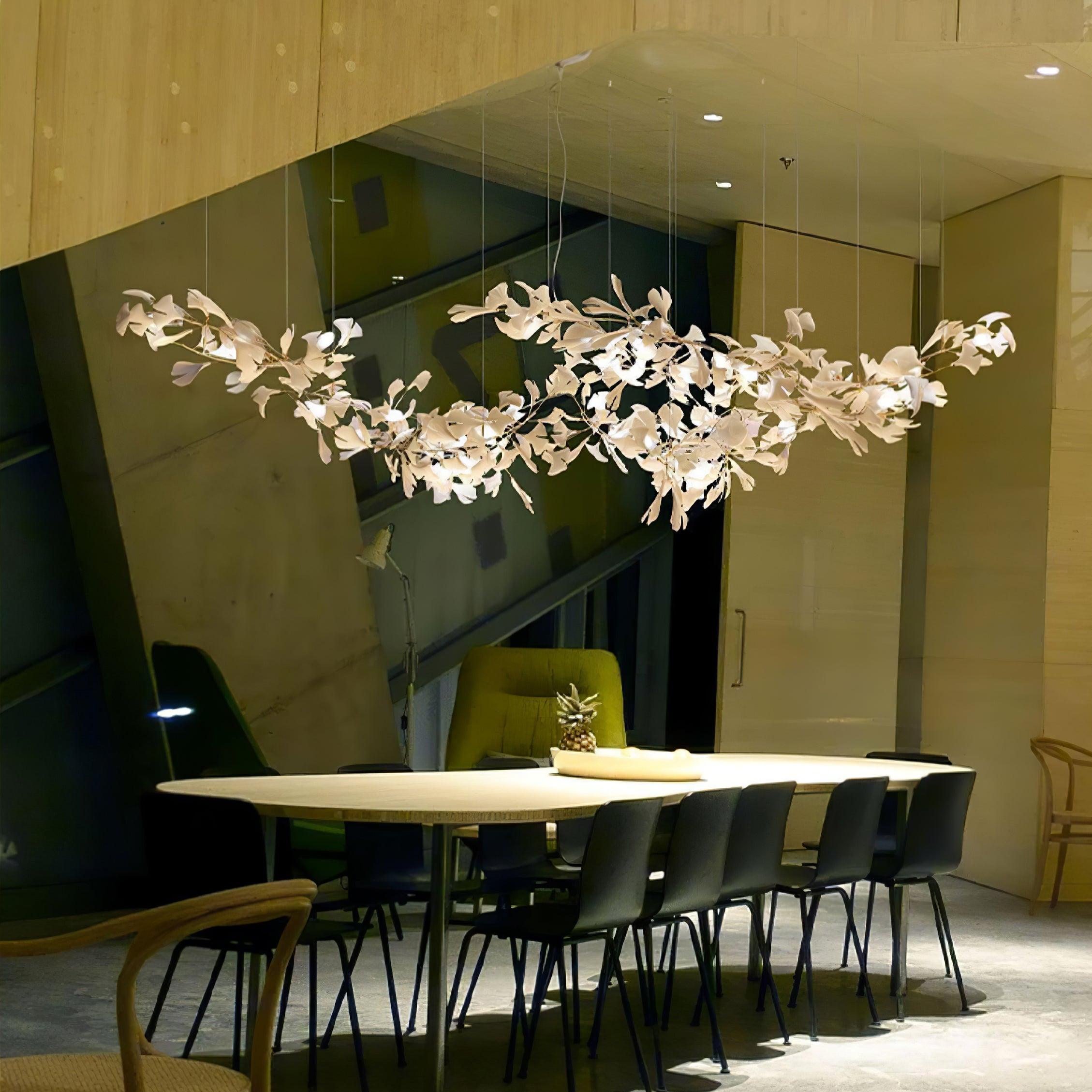 Vashayra Floral Capiz Shell Chandelier - Blowlighting