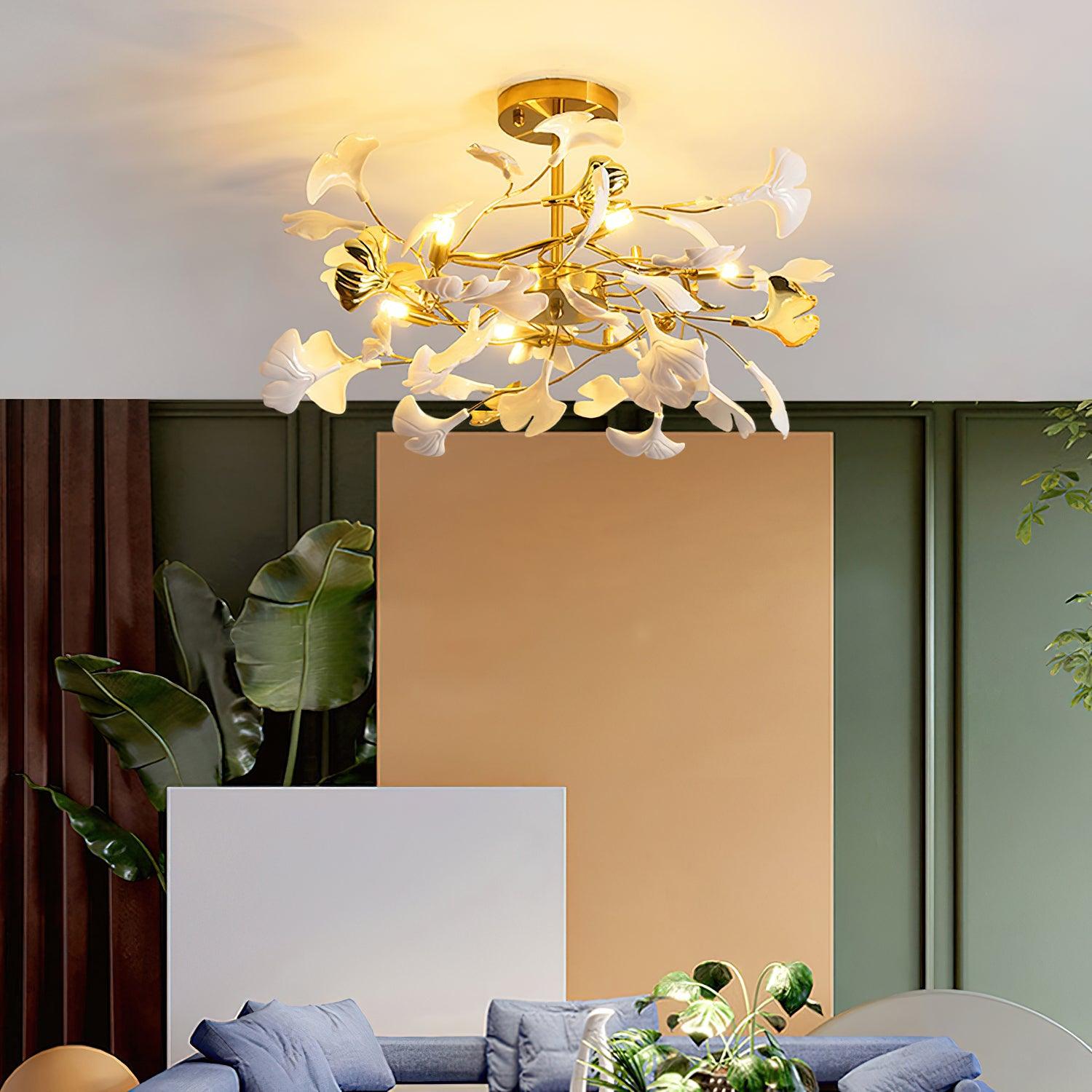Gingko Chandelier L - Blowlighting
