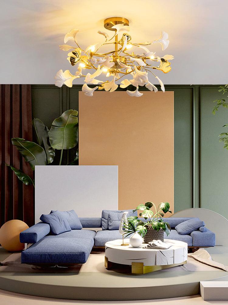 Gingko Chandelier L - Blowlighting