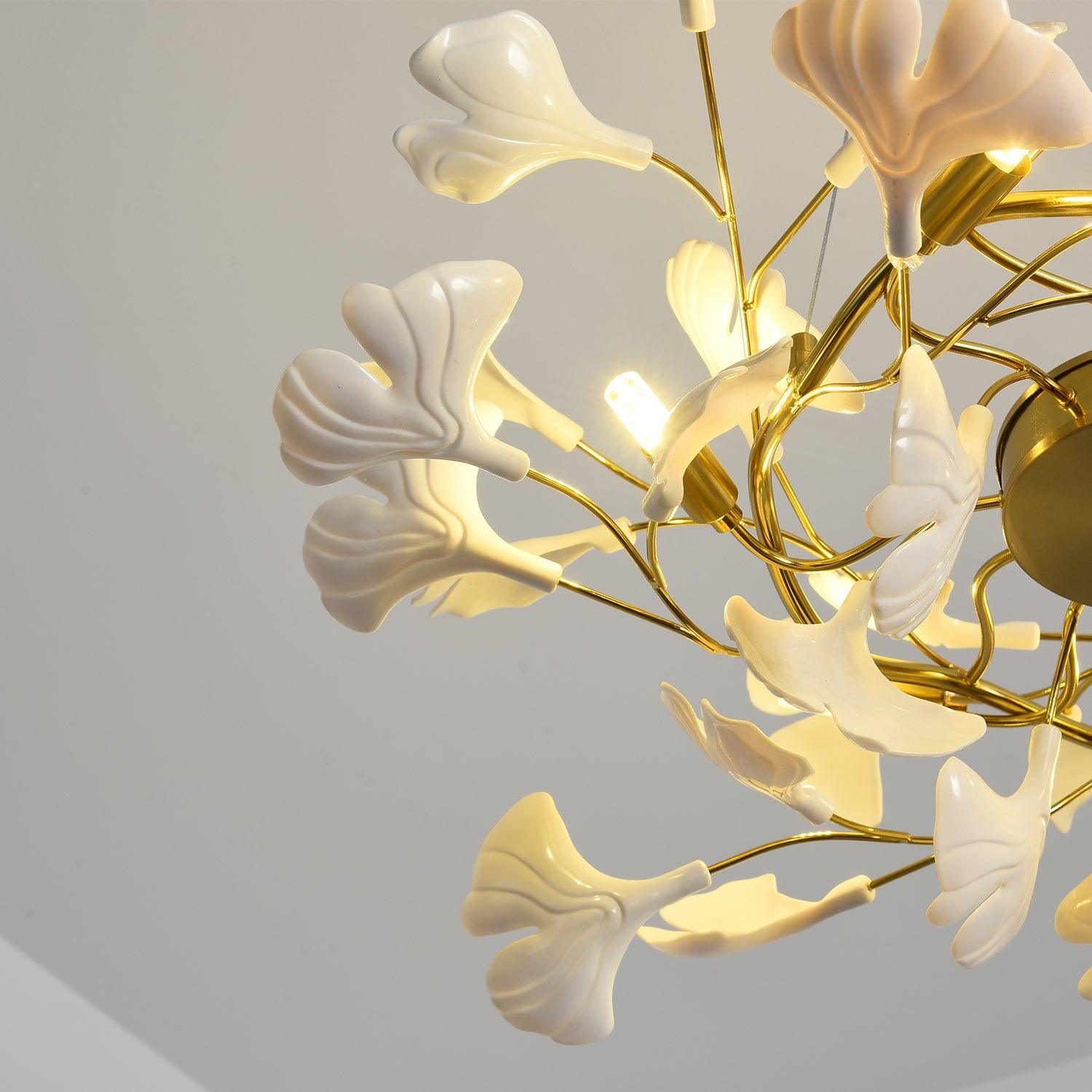 Gingko Chandelier L - Blowlighting
