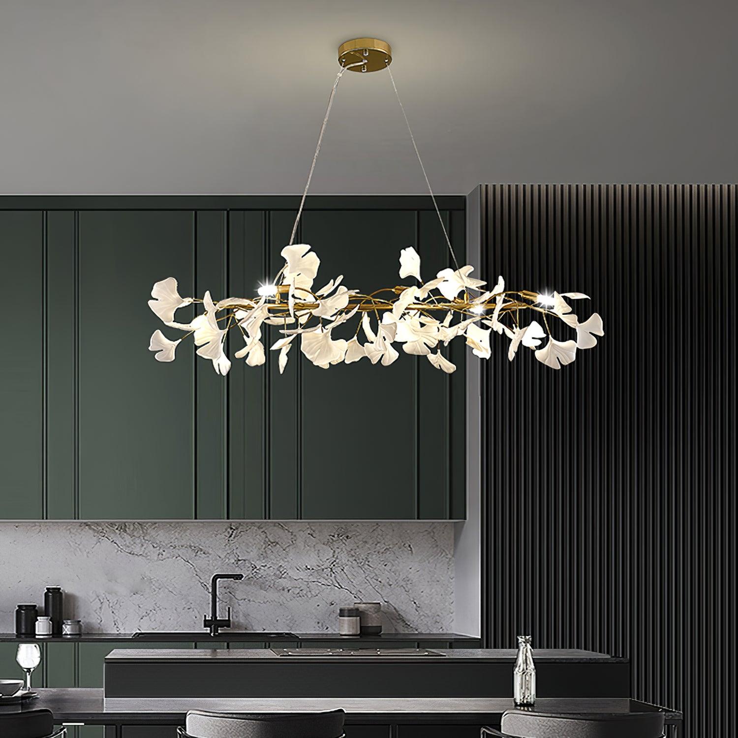 Gingko Chandelier M - Blowlighting