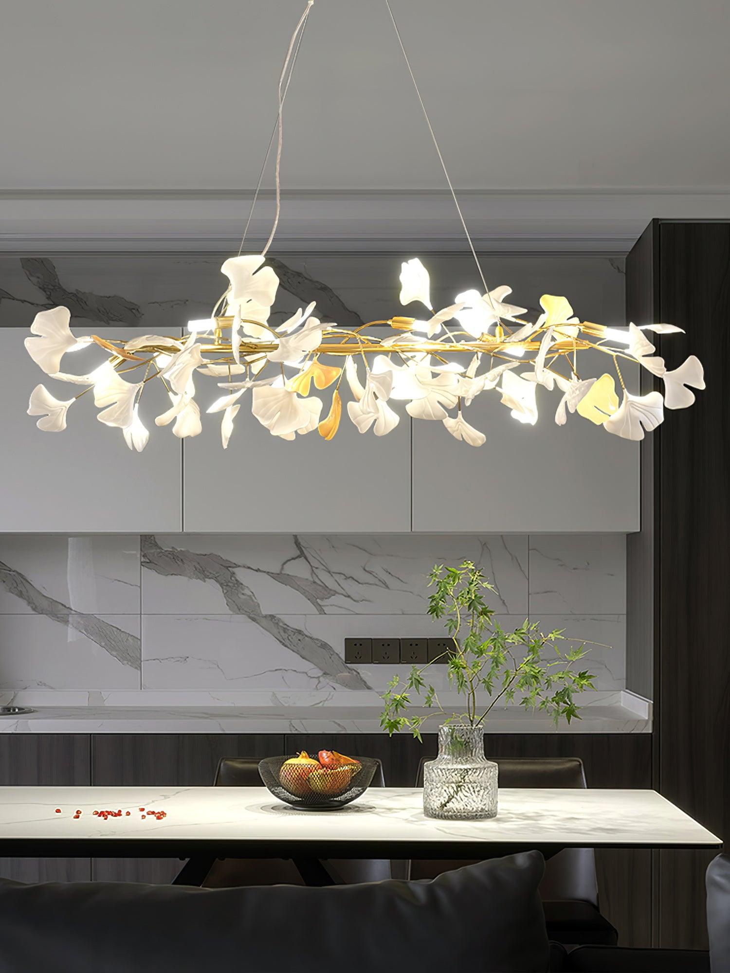 Gingko Chandelier M - Blowlighting