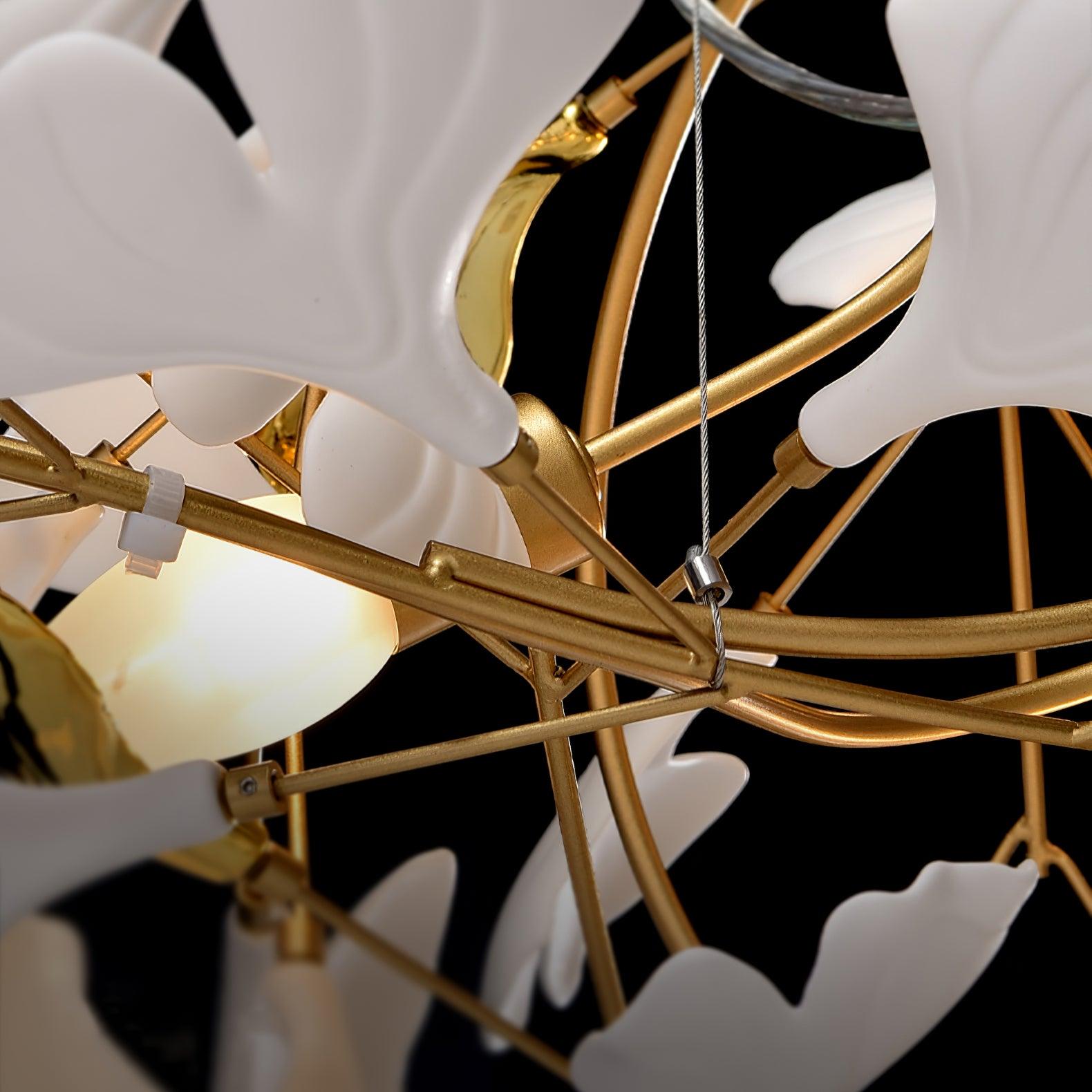 Gingko Chandelier N - Blowlighting