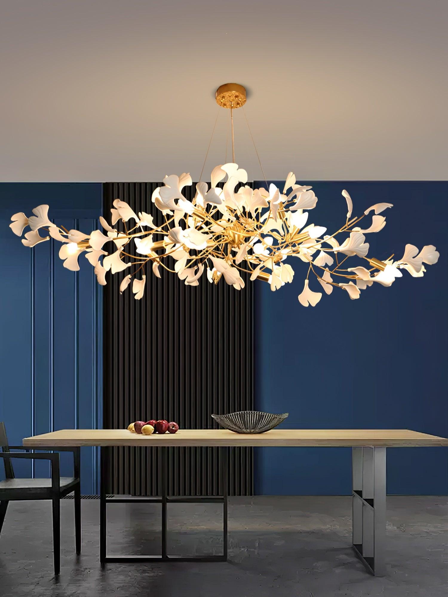 Gingko Chandelier N - Blowlighting