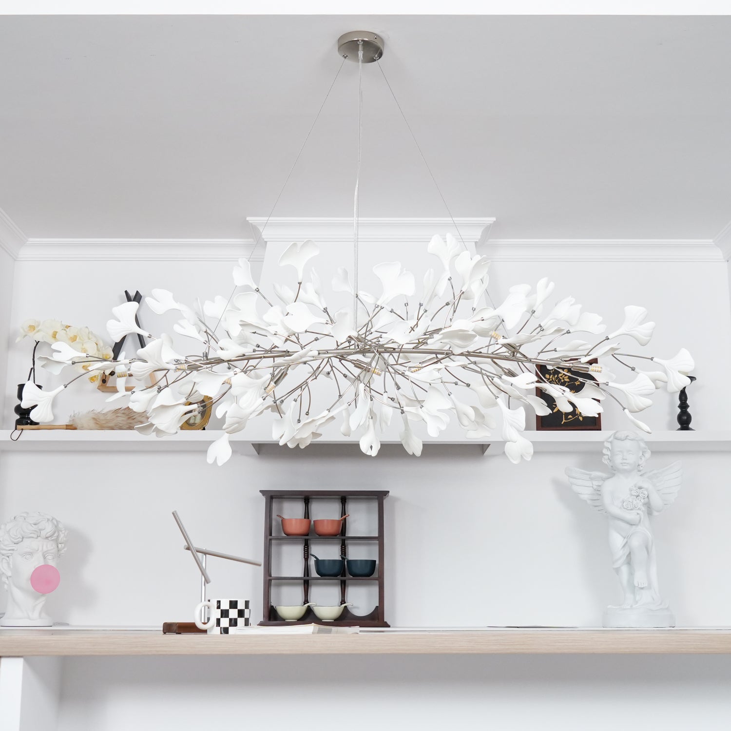 Gingko Chandelier N - Blowlighting