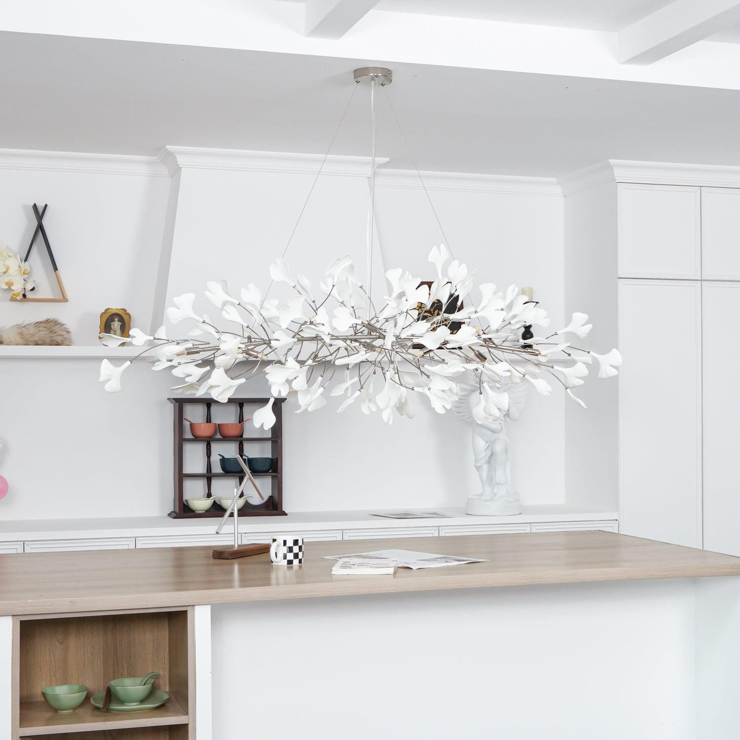 Gingko Chandelier N - Blowlighting