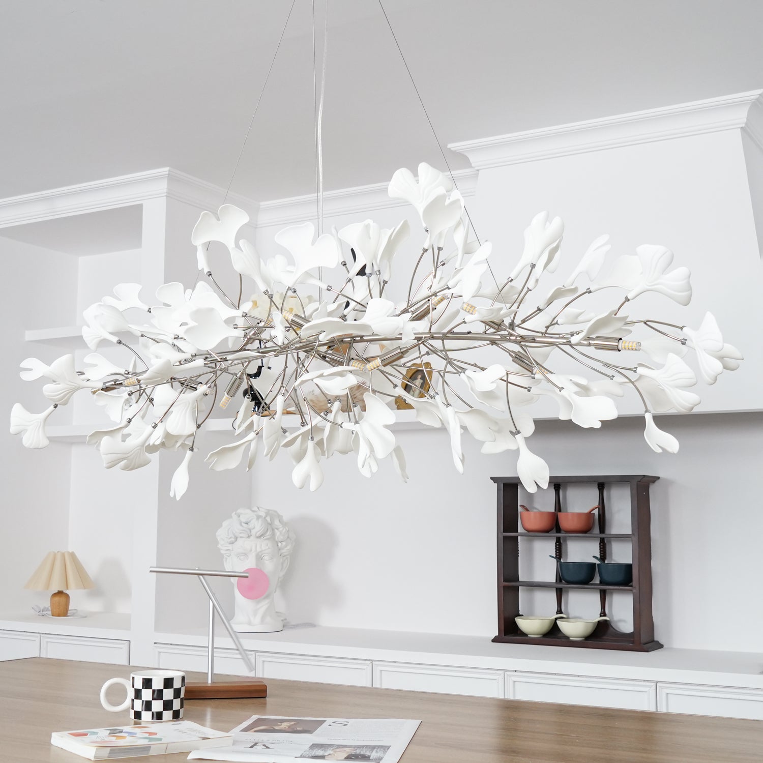 Gingko Chandelier N - Blowlighting