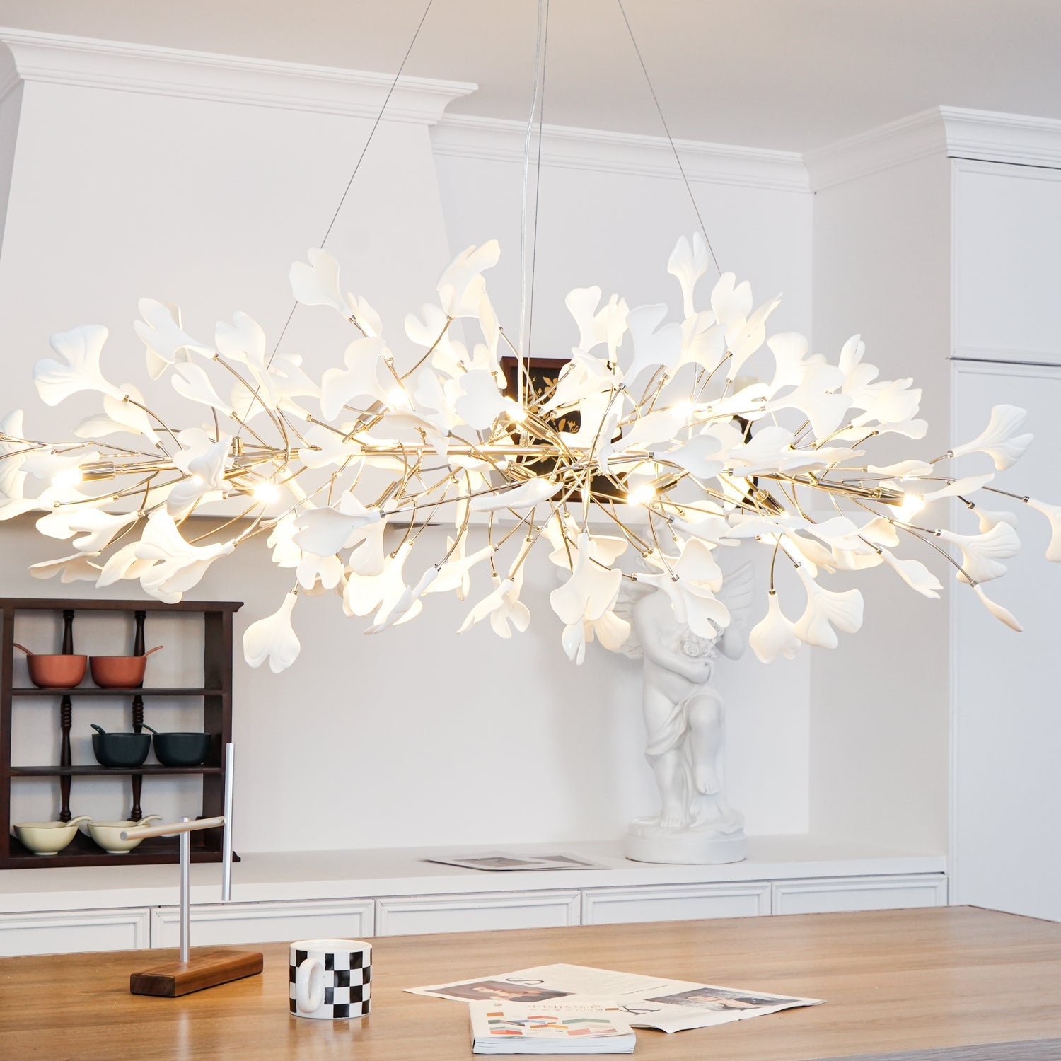 Gingko Chandelier N - Blowlighting
