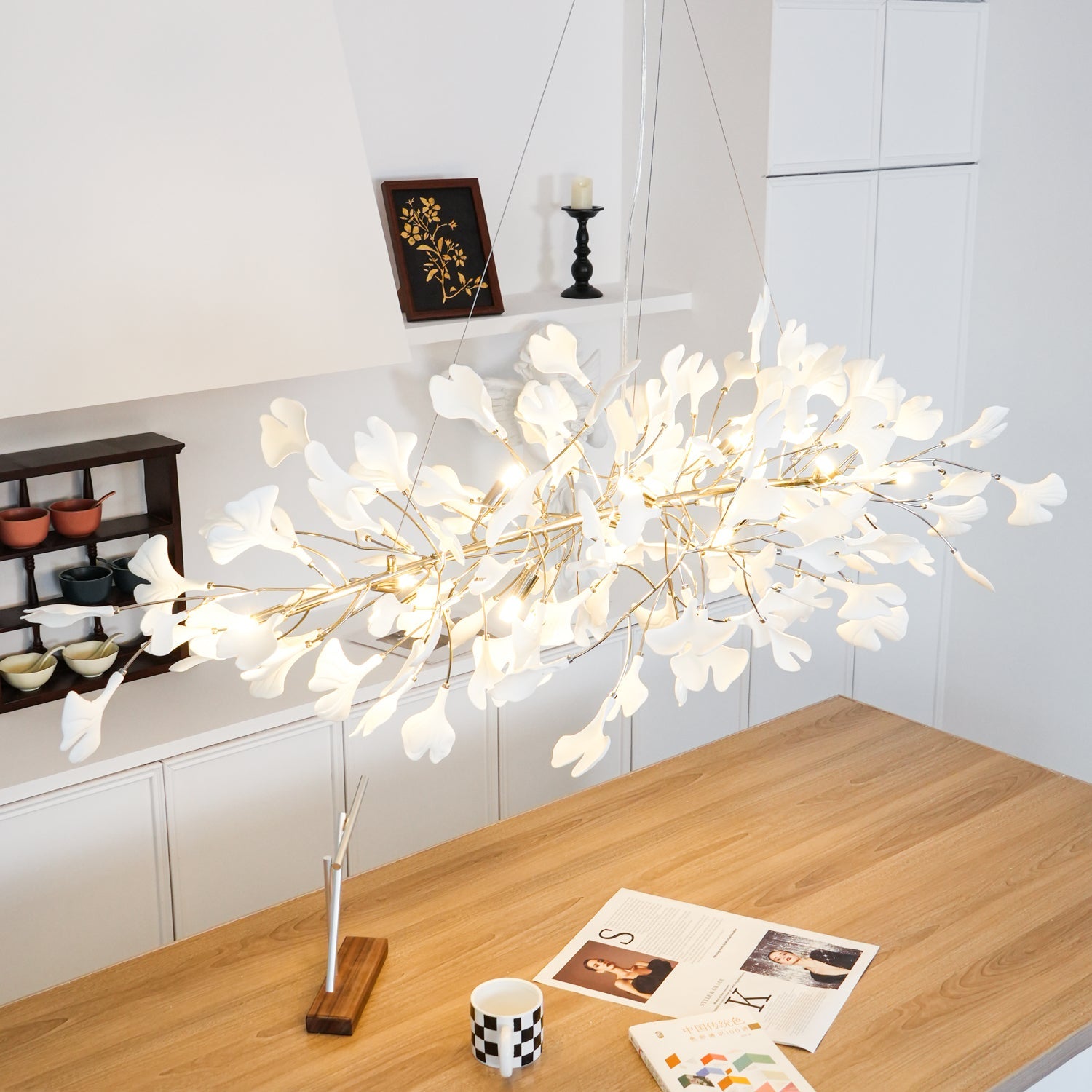 Gingko Chandelier N - Blowlighting