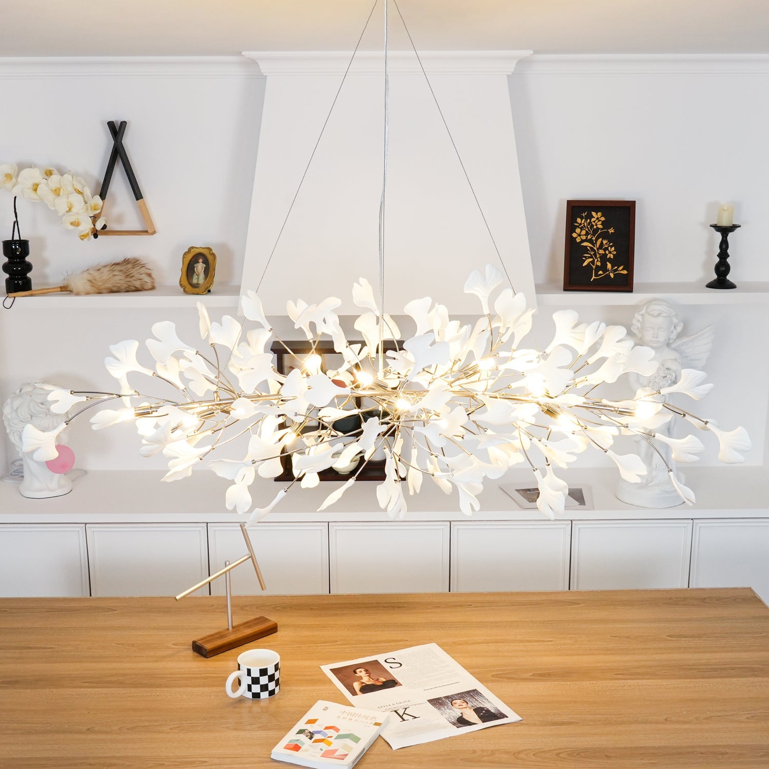 Gingko Chandelier N - Blowlighting