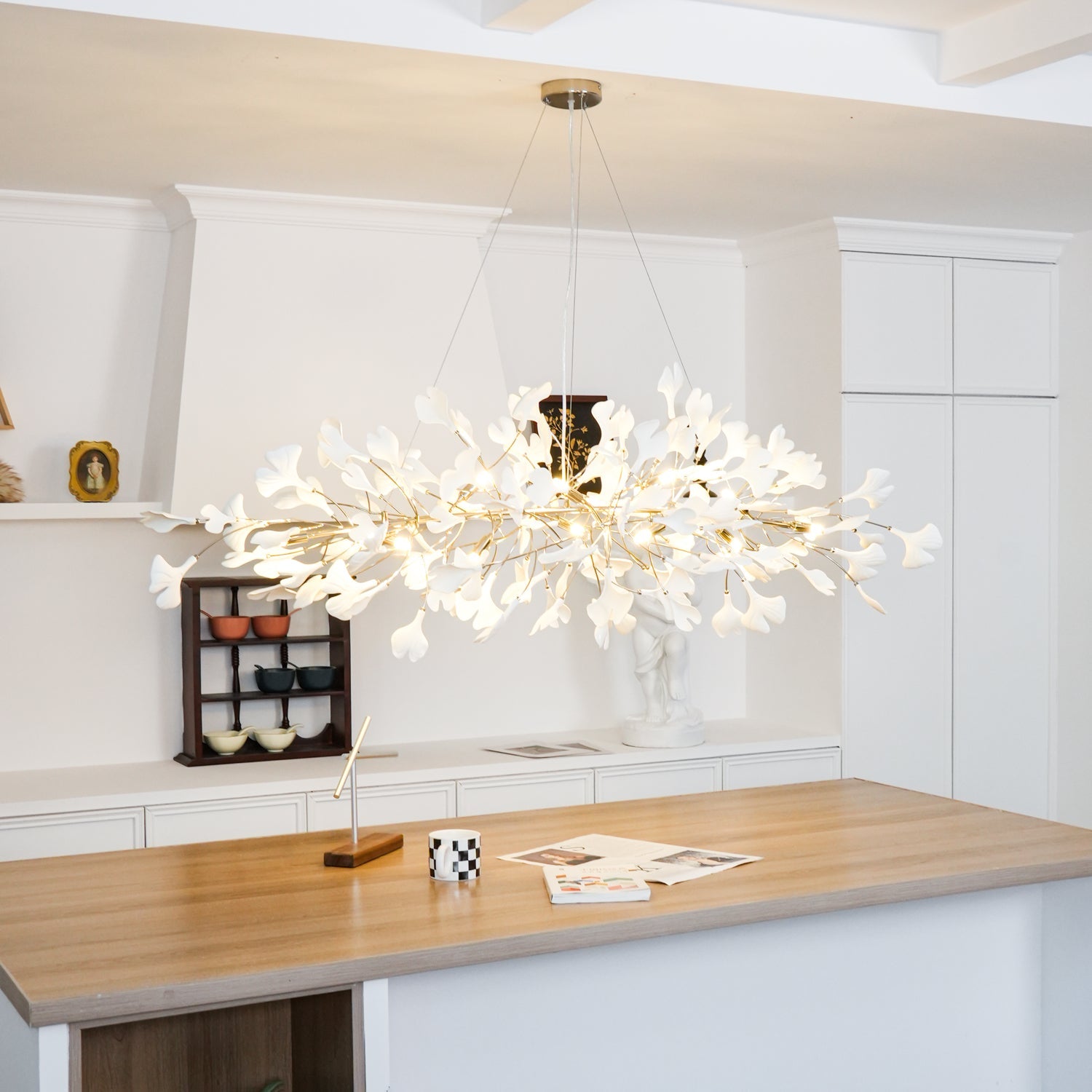 Gingko Chandelier N - Blowlighting