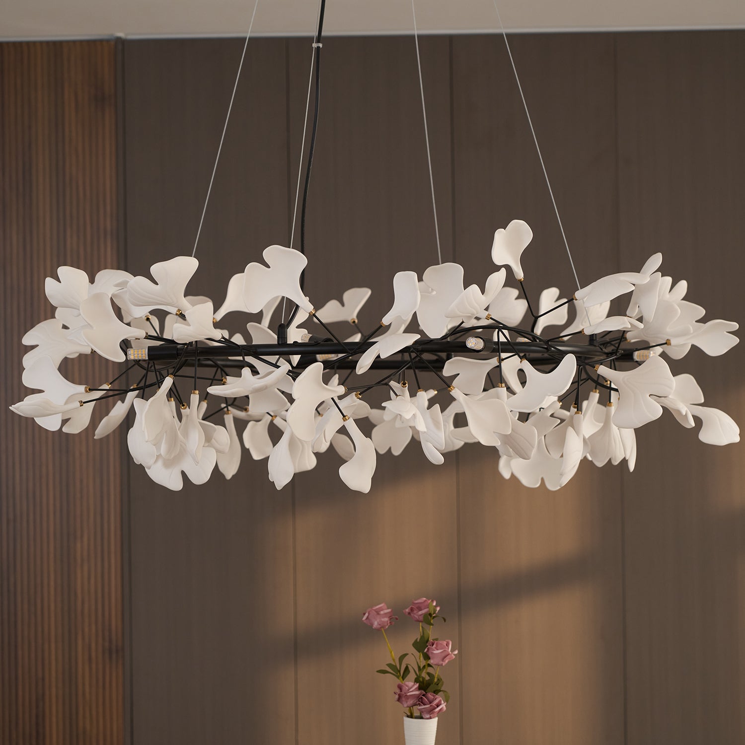 Gingko Chandelier O - Blowlighting