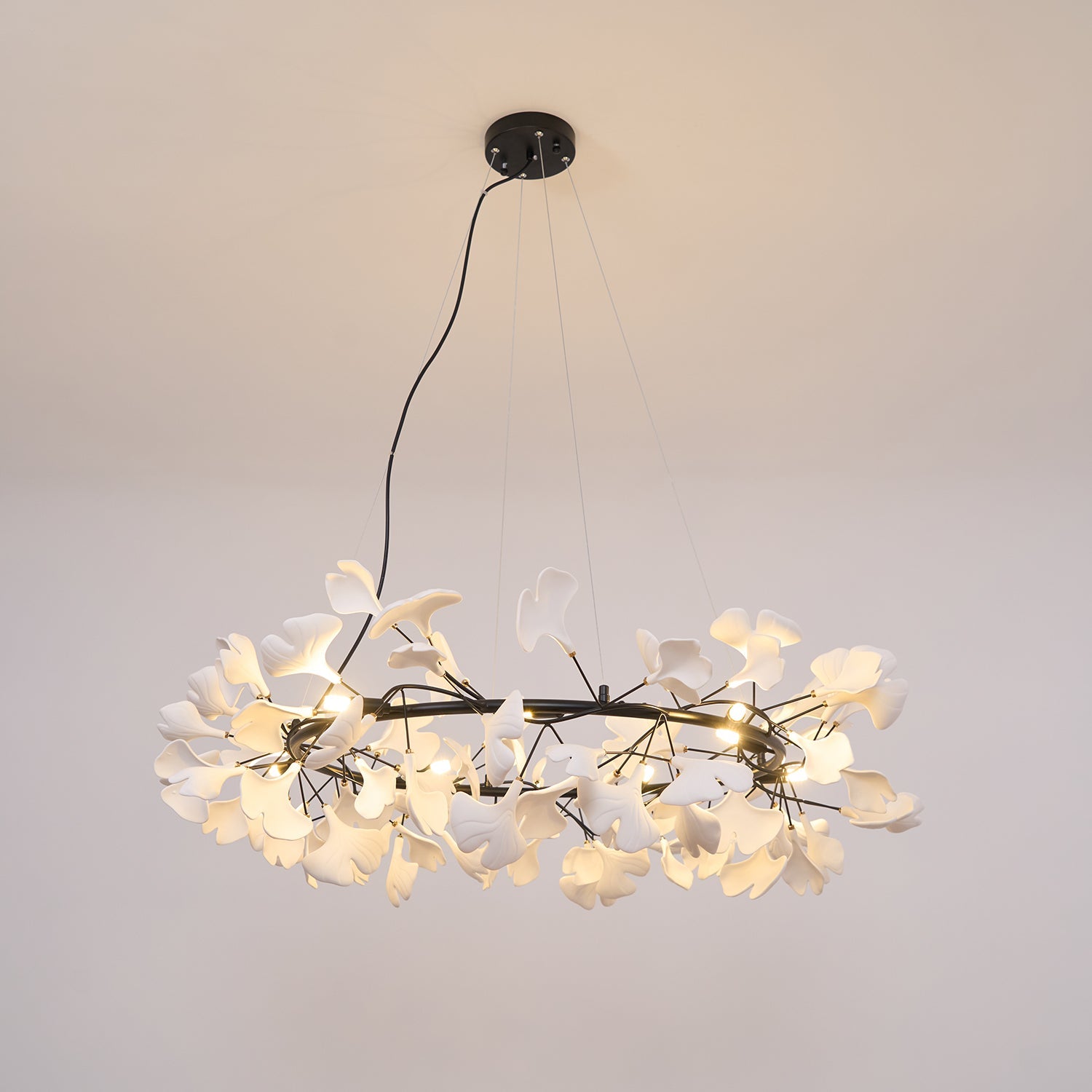 Gingko Chandelier O - Blowlighting