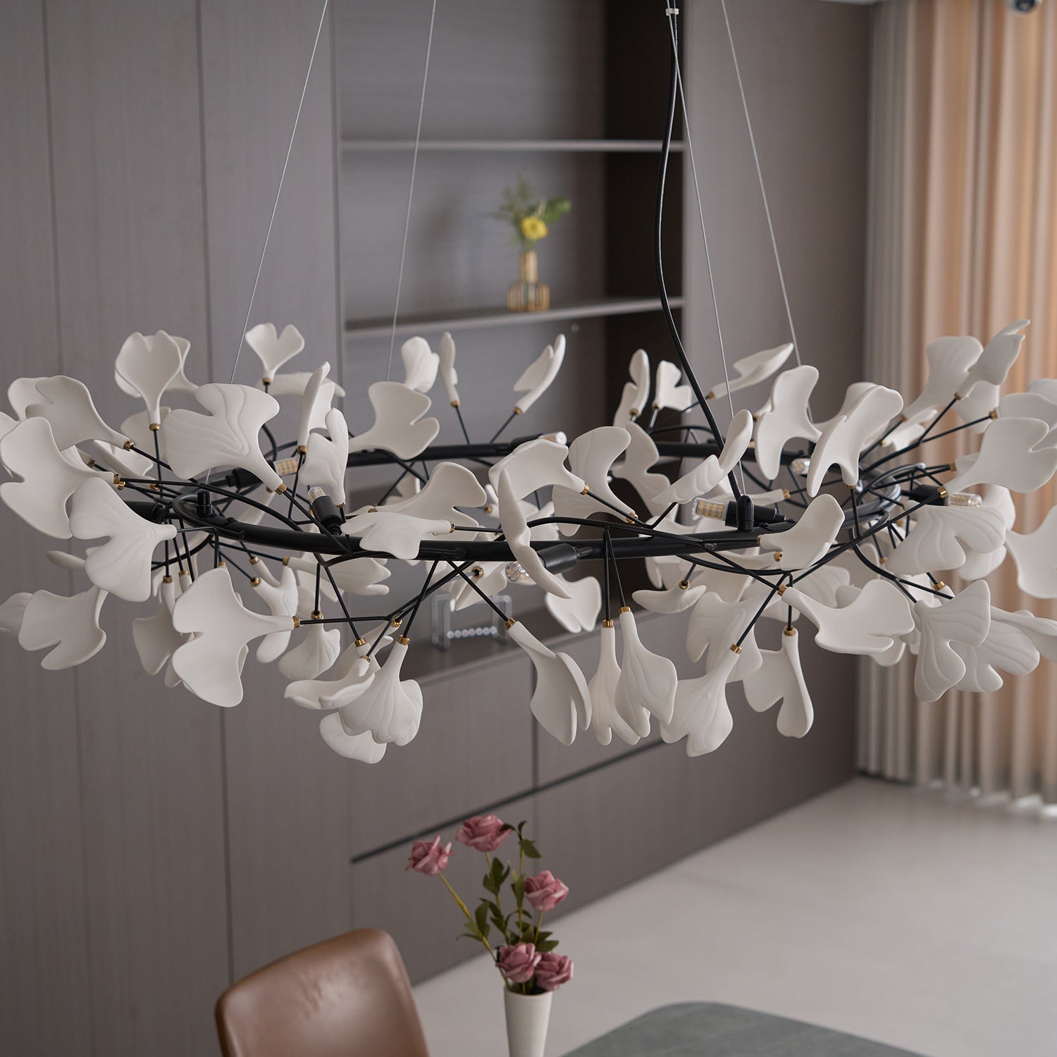 Gingko Chandelier O - Blowlighting