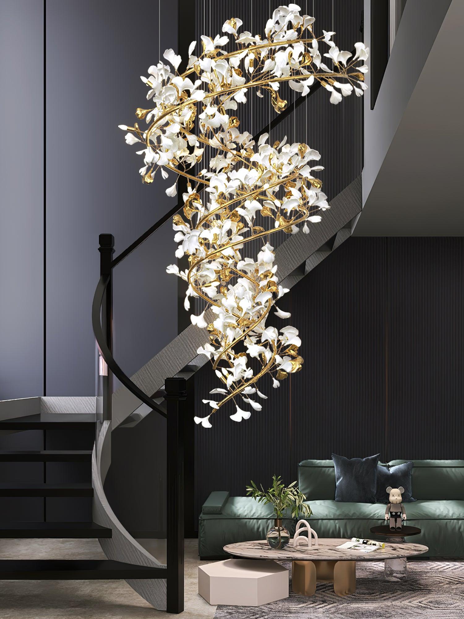 Gingko Chandelier Q - Blowlighting