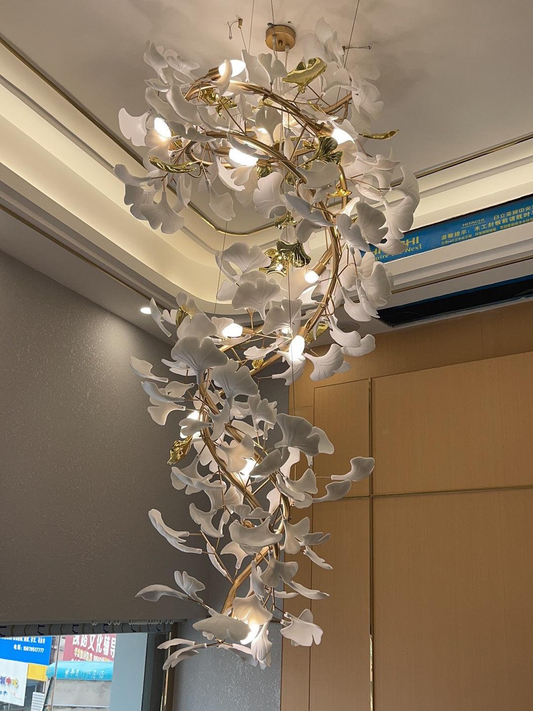 Gingko Chandelier Q - Blowlighting