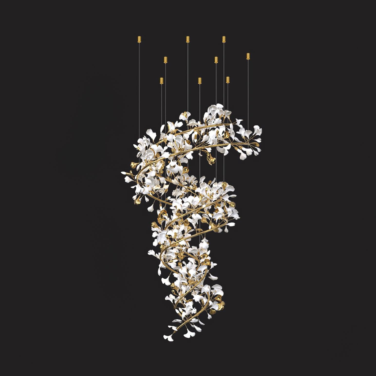 Gingko Chandelier Q - Blowlighting