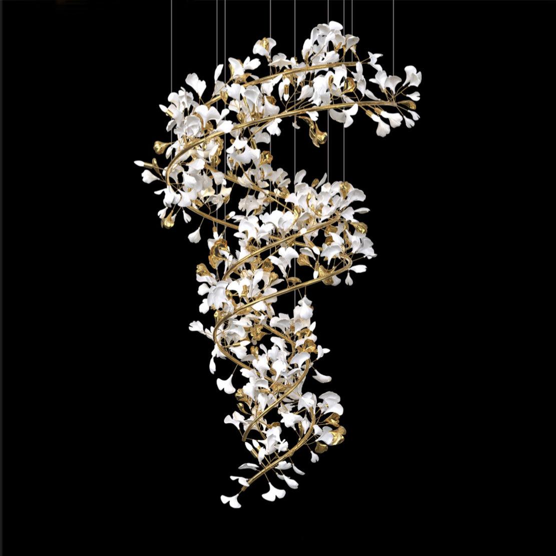 Gingko Chandelier Q - Blowlighting