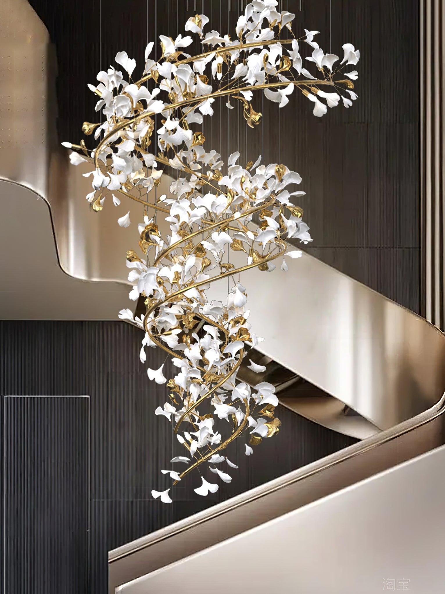Gingko Chandelier Q - Blowlighting