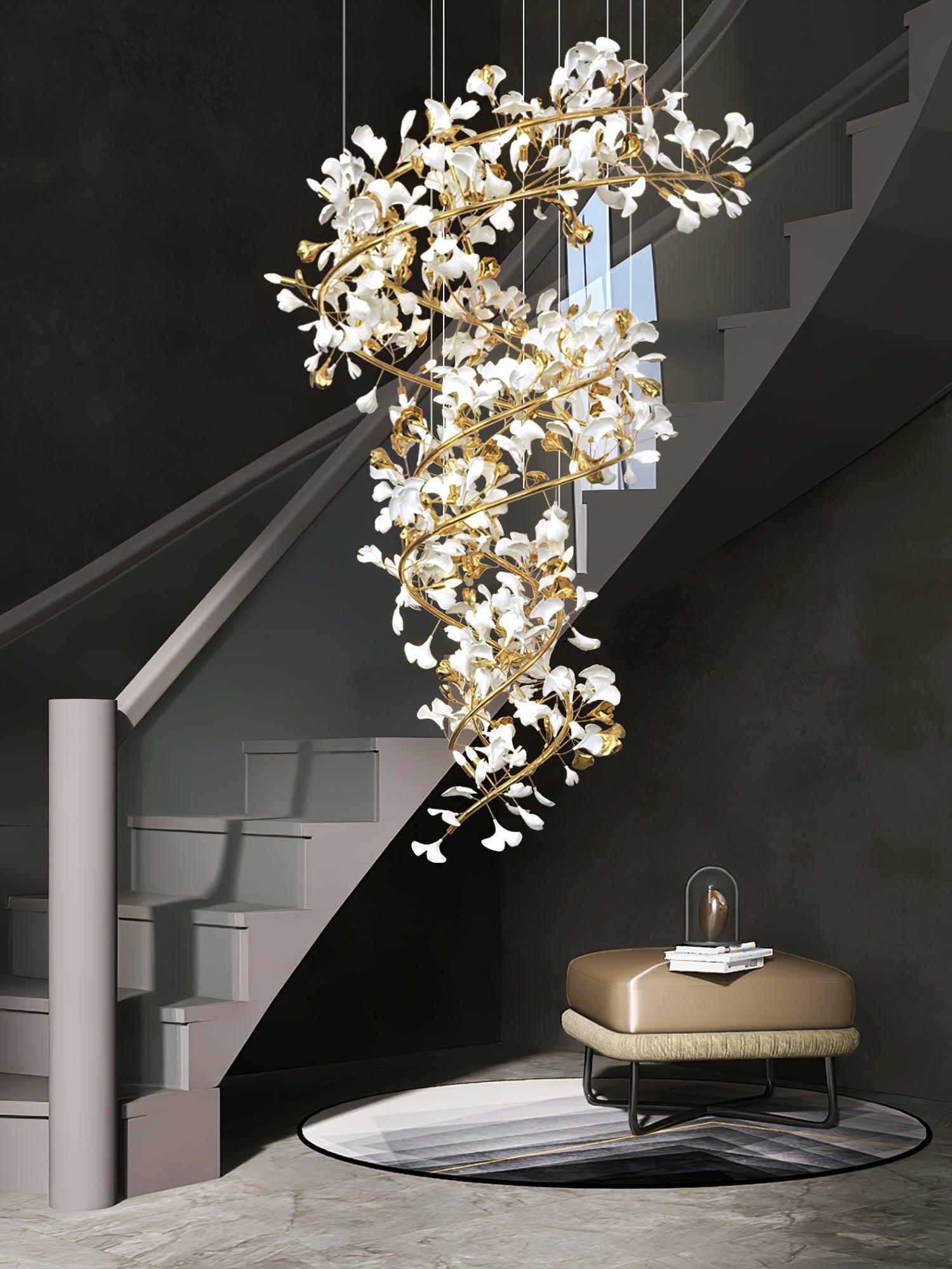Gingko Chandelier Q - Blowlighting