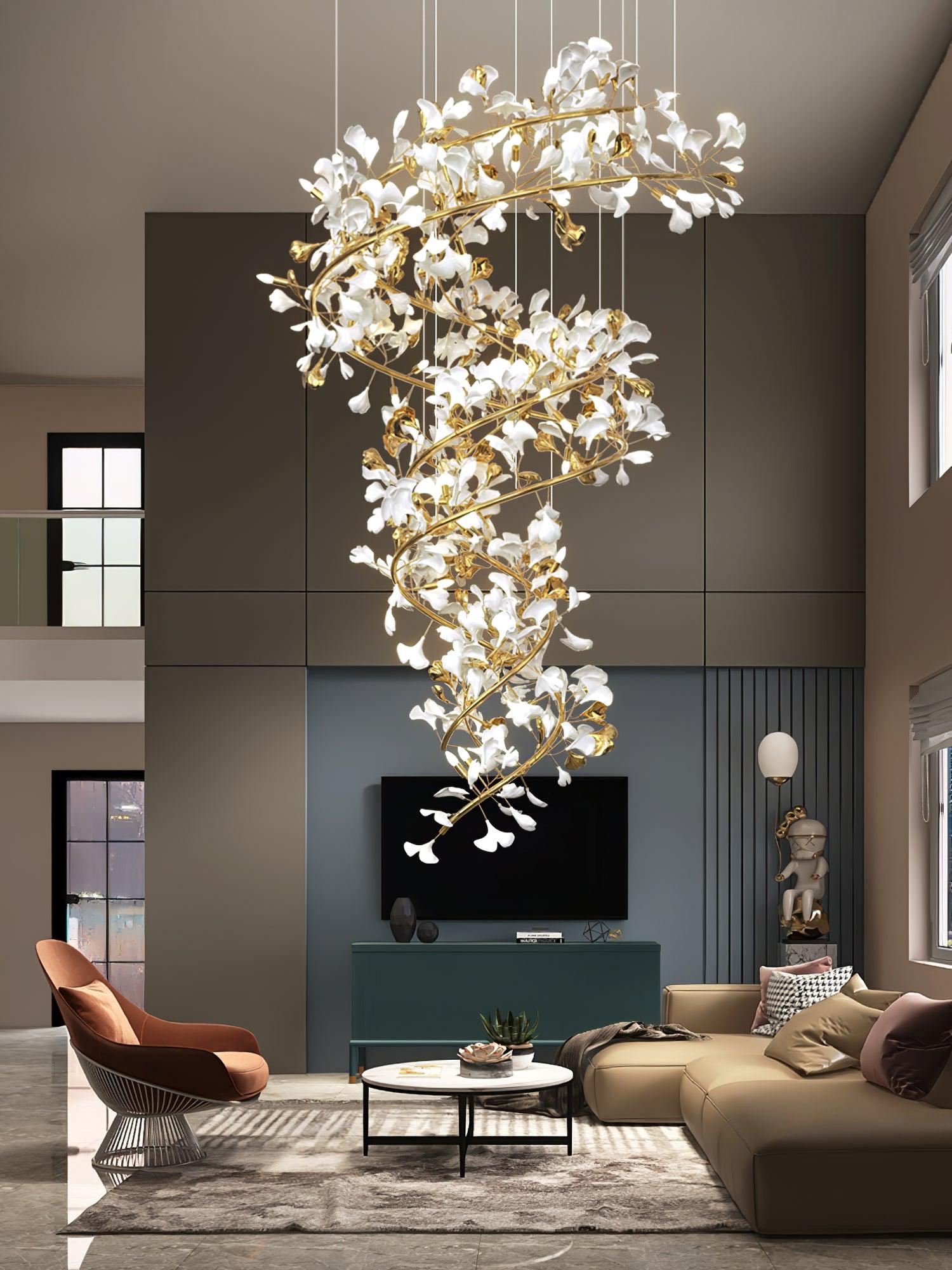 Gingko Chandelier Q - Blowlighting