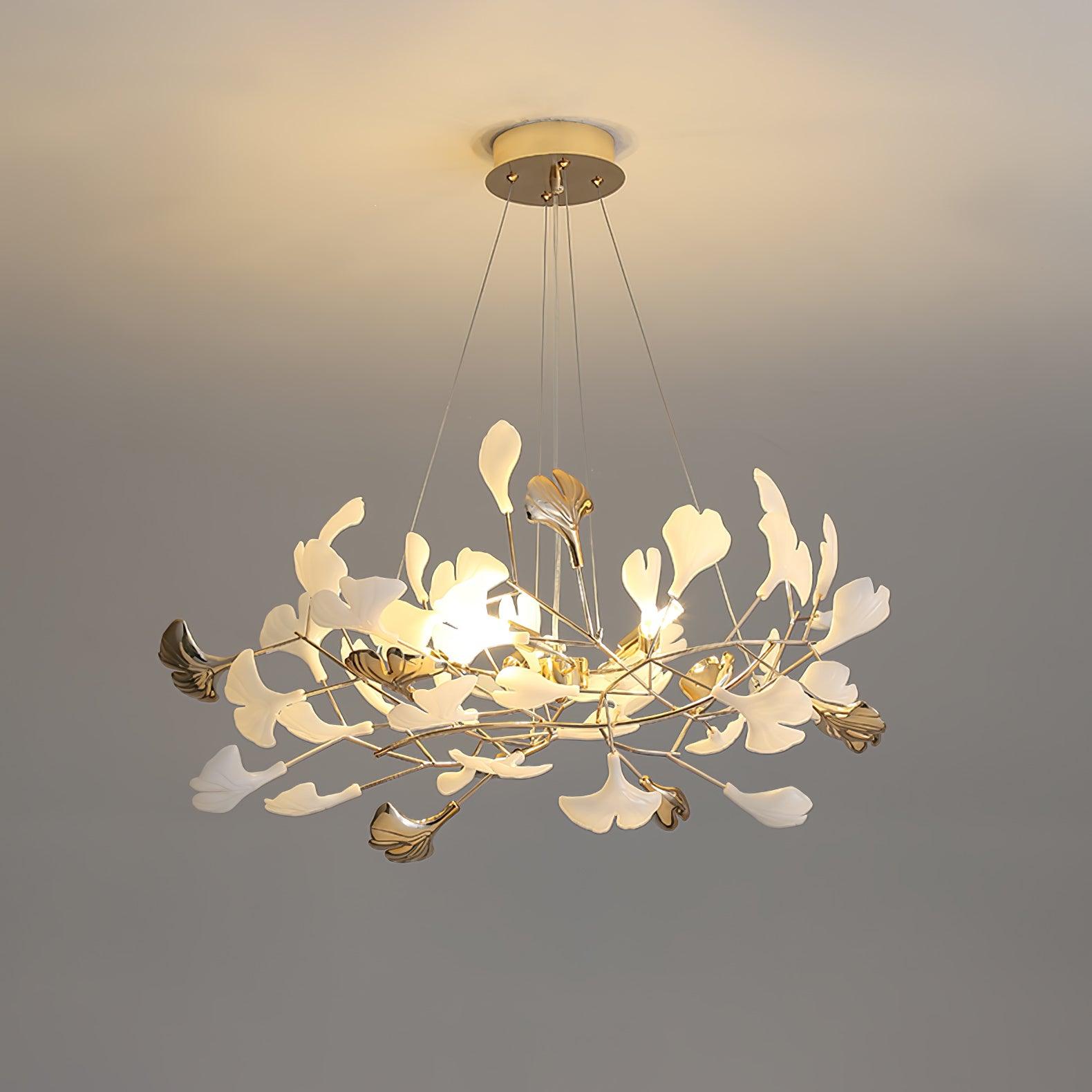 Gingko Chandelier R - Blowlighting