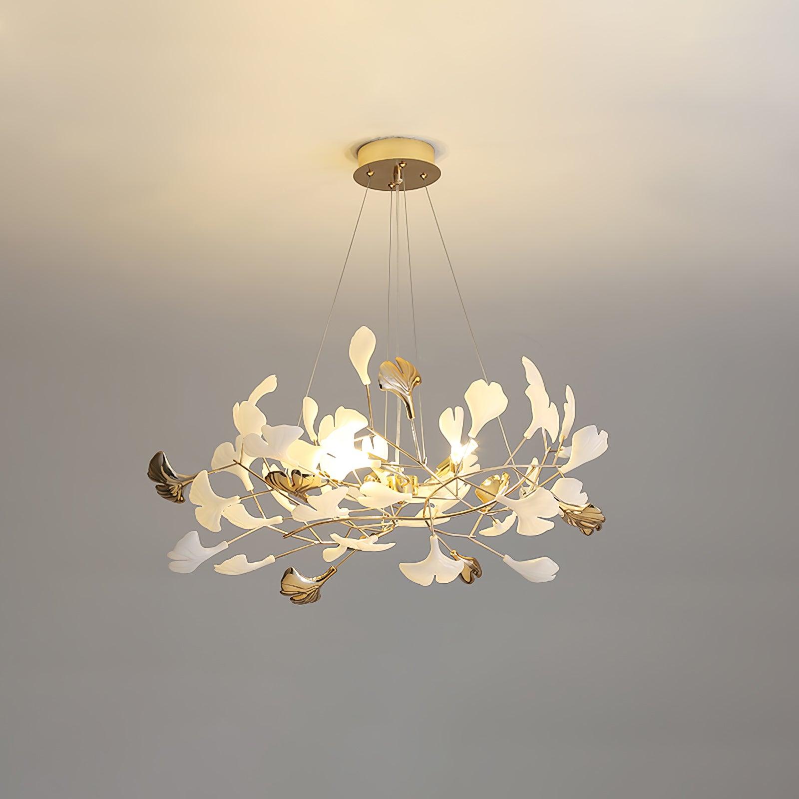 Gingko Chandelier R - Blowlighting