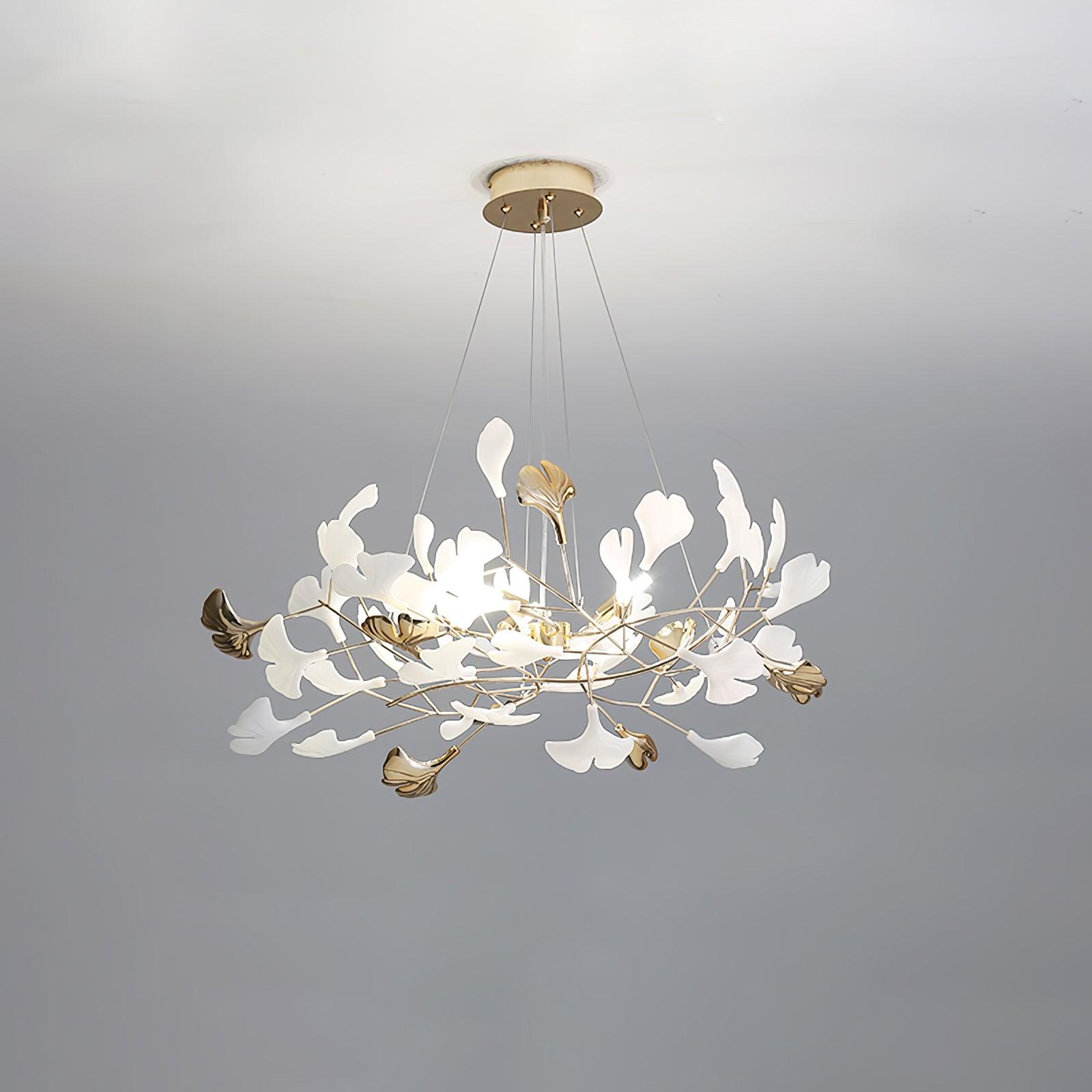 Gingko Chandelier R - Blowlighting