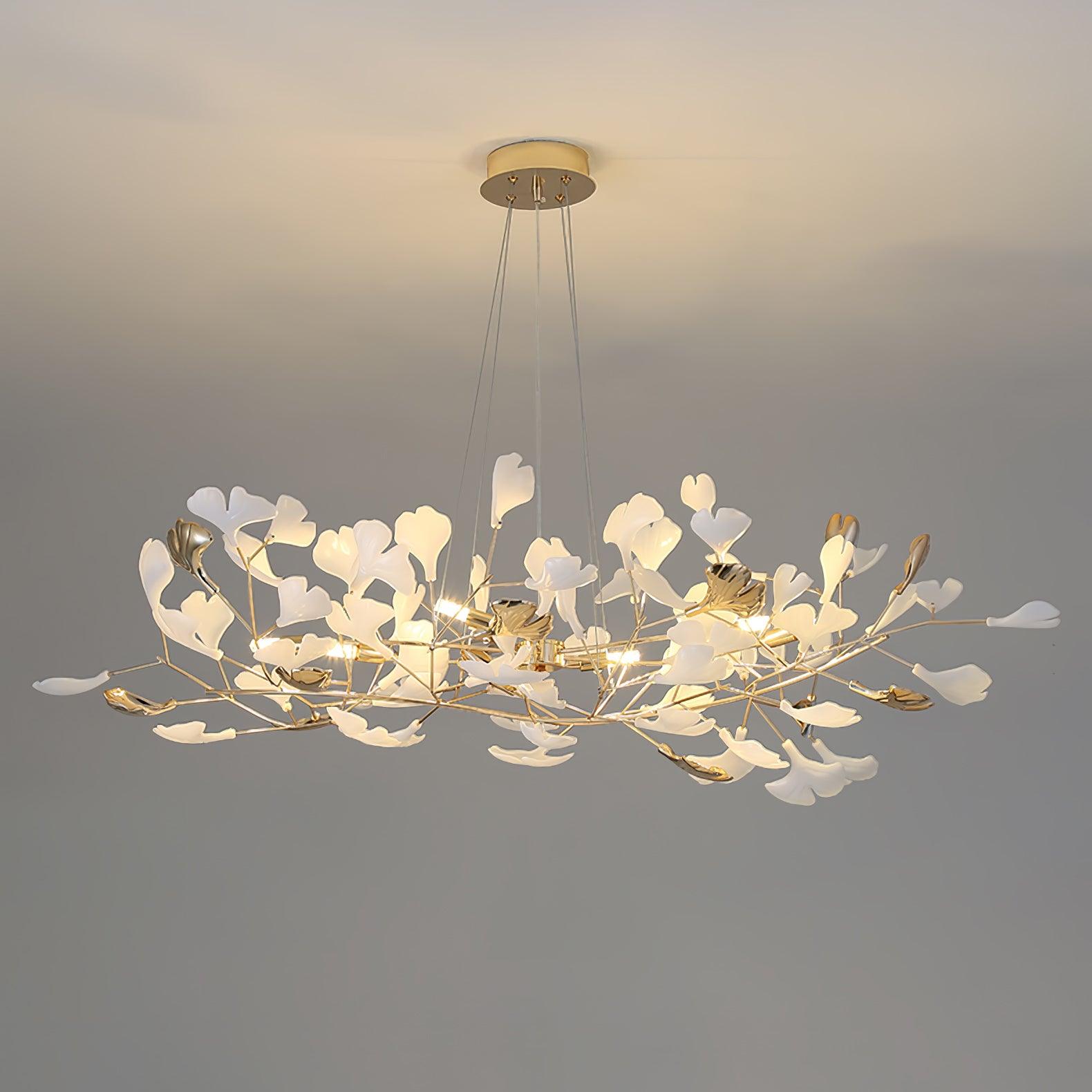 Gingko Chandelier R - Blowlighting