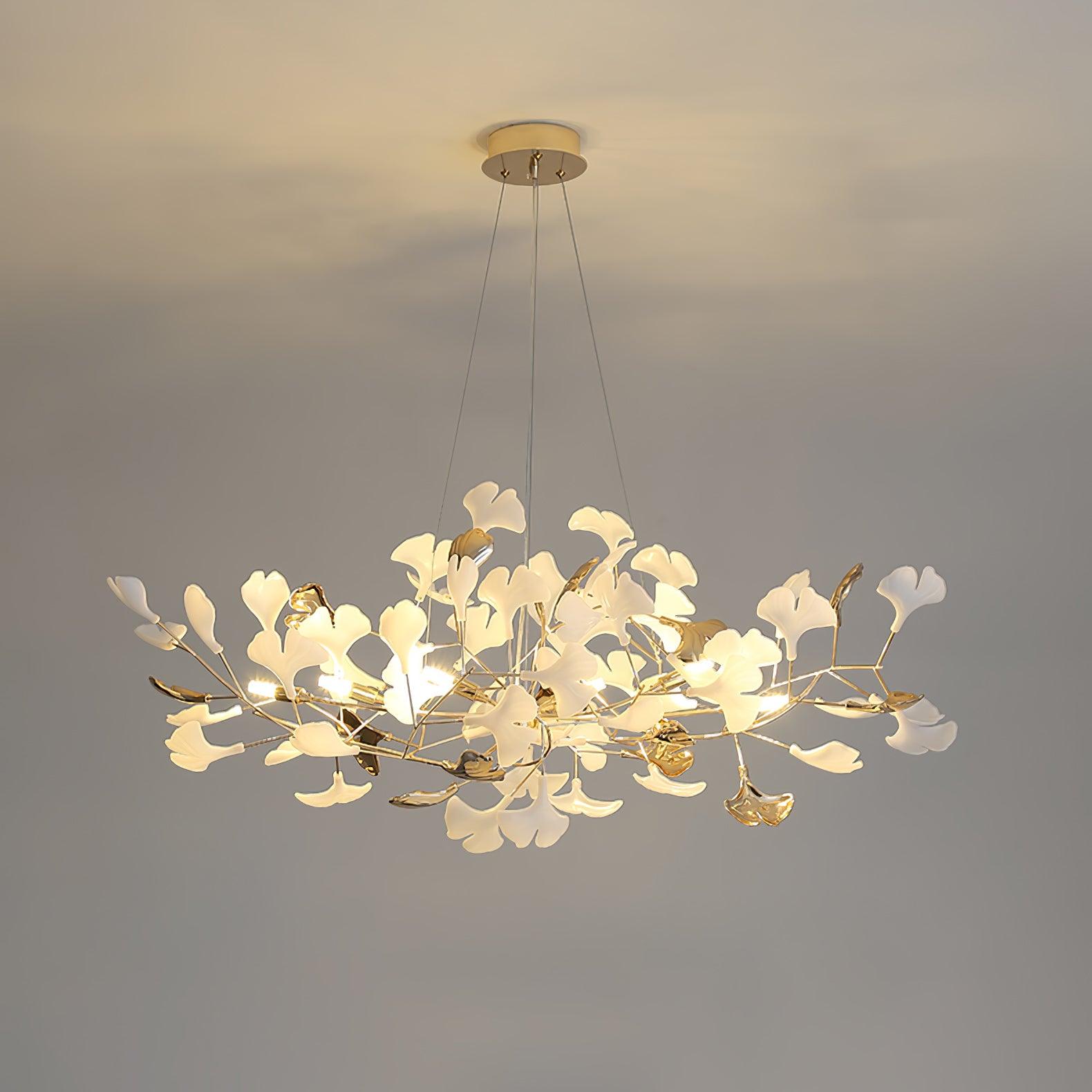 Gingko Chandelier R - Blowlighting