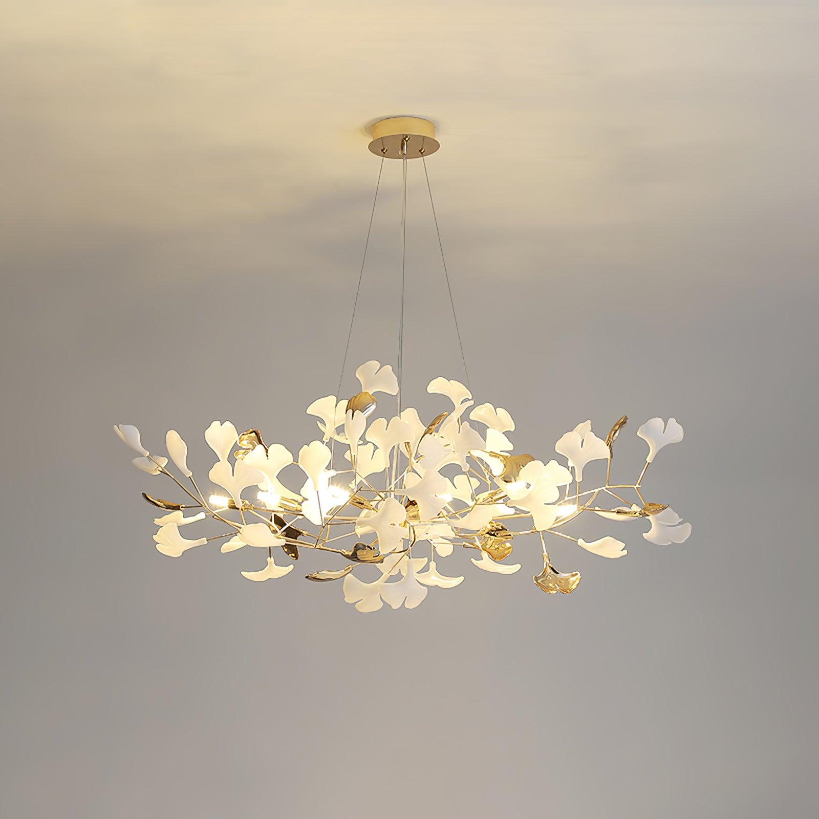 Gingko Chandelier R - Blowlighting