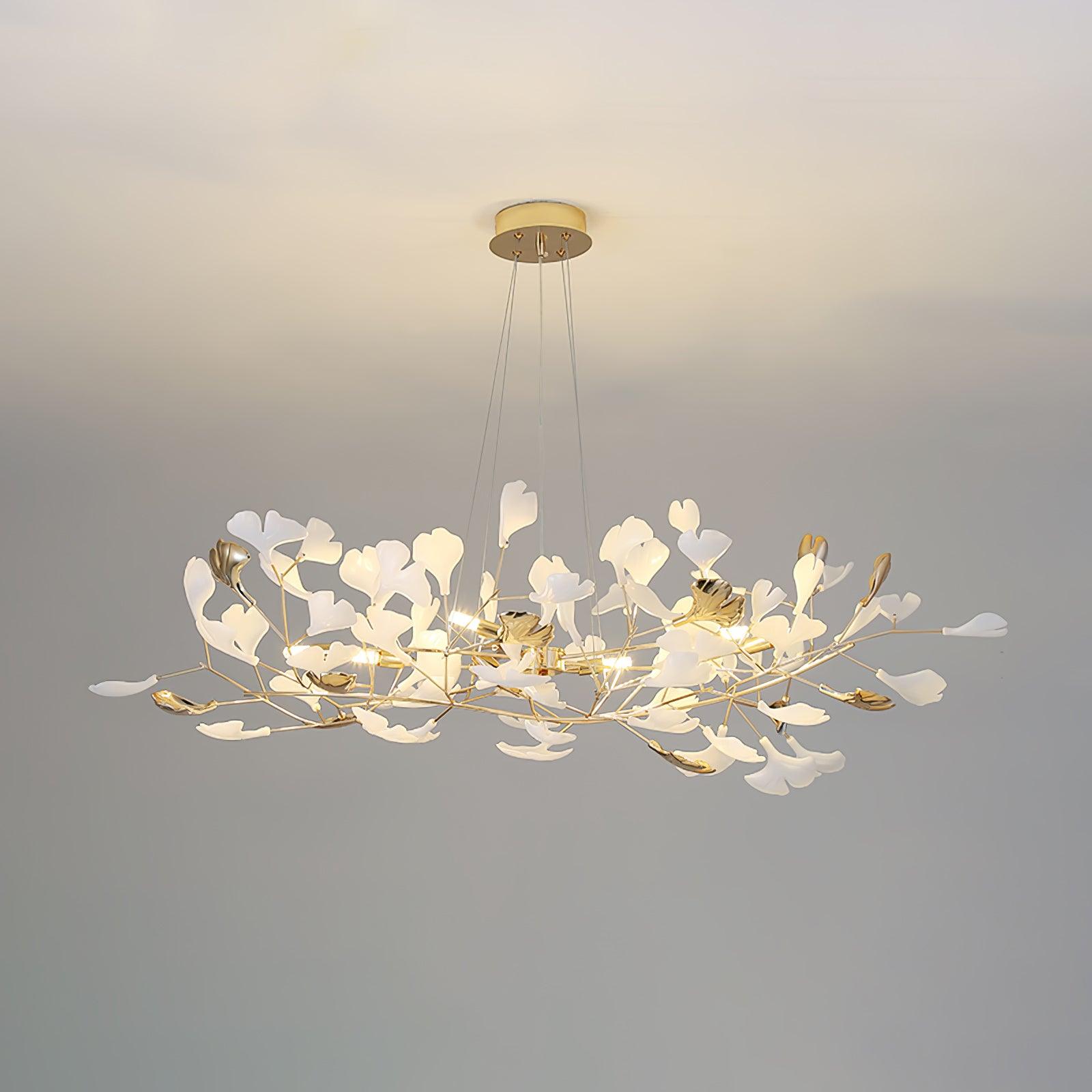 Gingko Chandelier R - Blowlighting