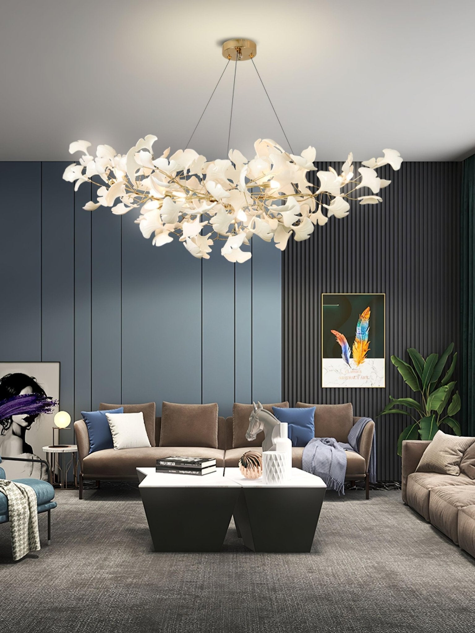 Gingko Chandelier S - Blowlighting