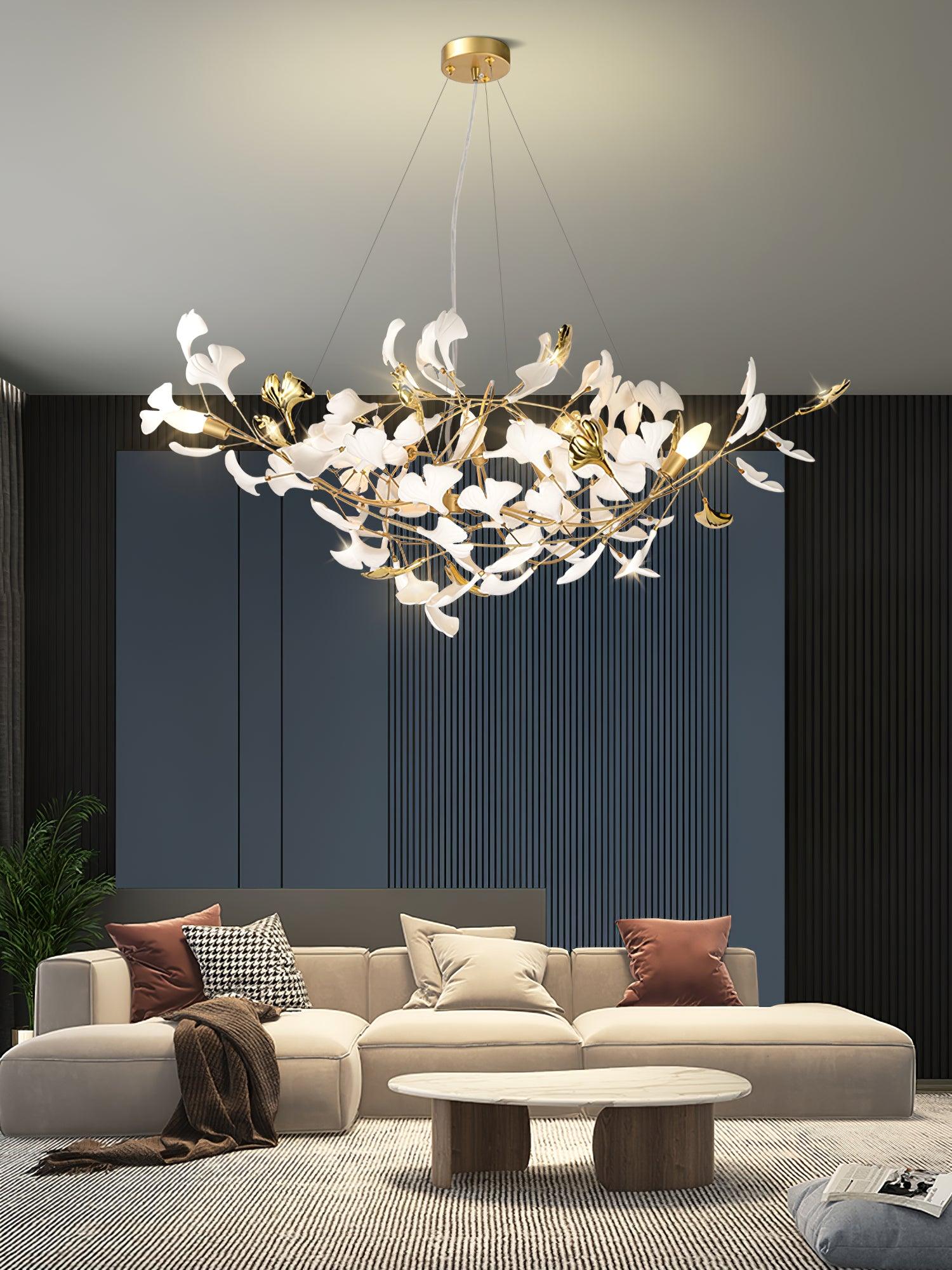 Gingko Chandelier S - Blowlighting
