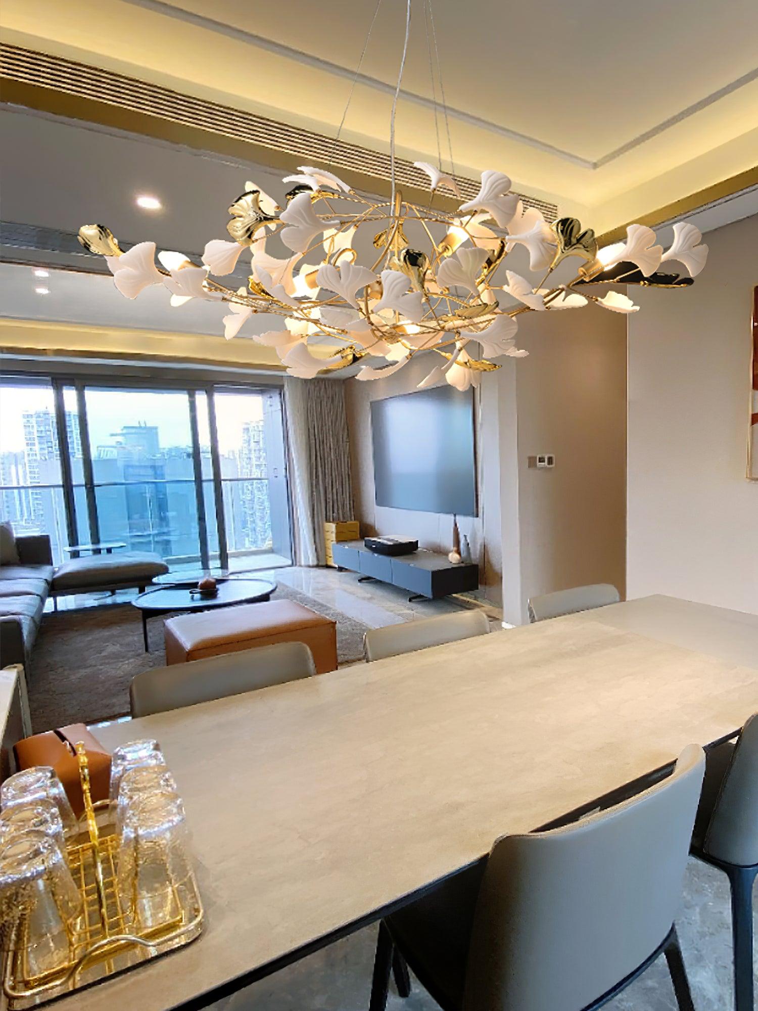 Gingko Chandelier S - Blowlighting