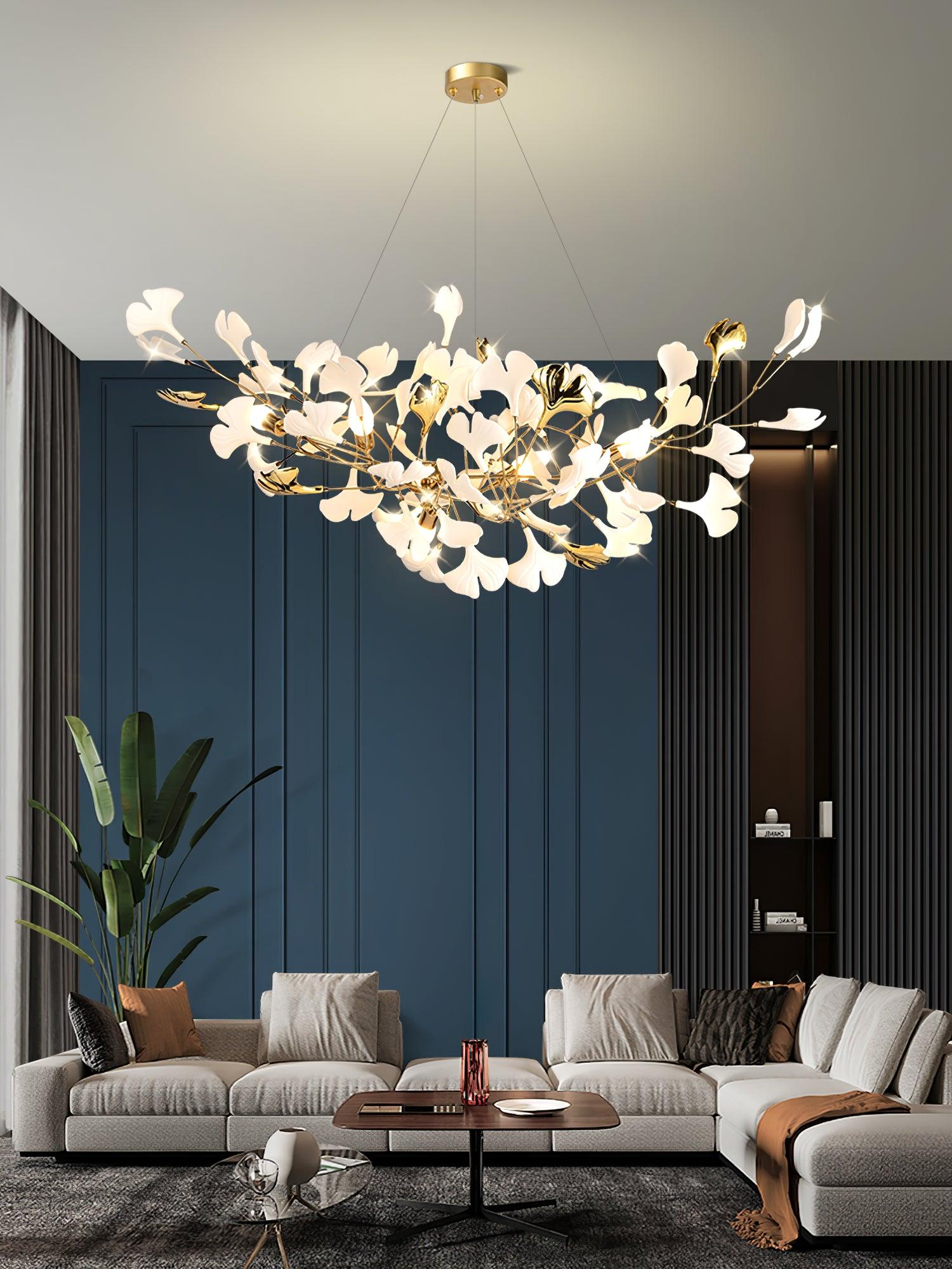 Gingko Chandelier S - Blowlighting