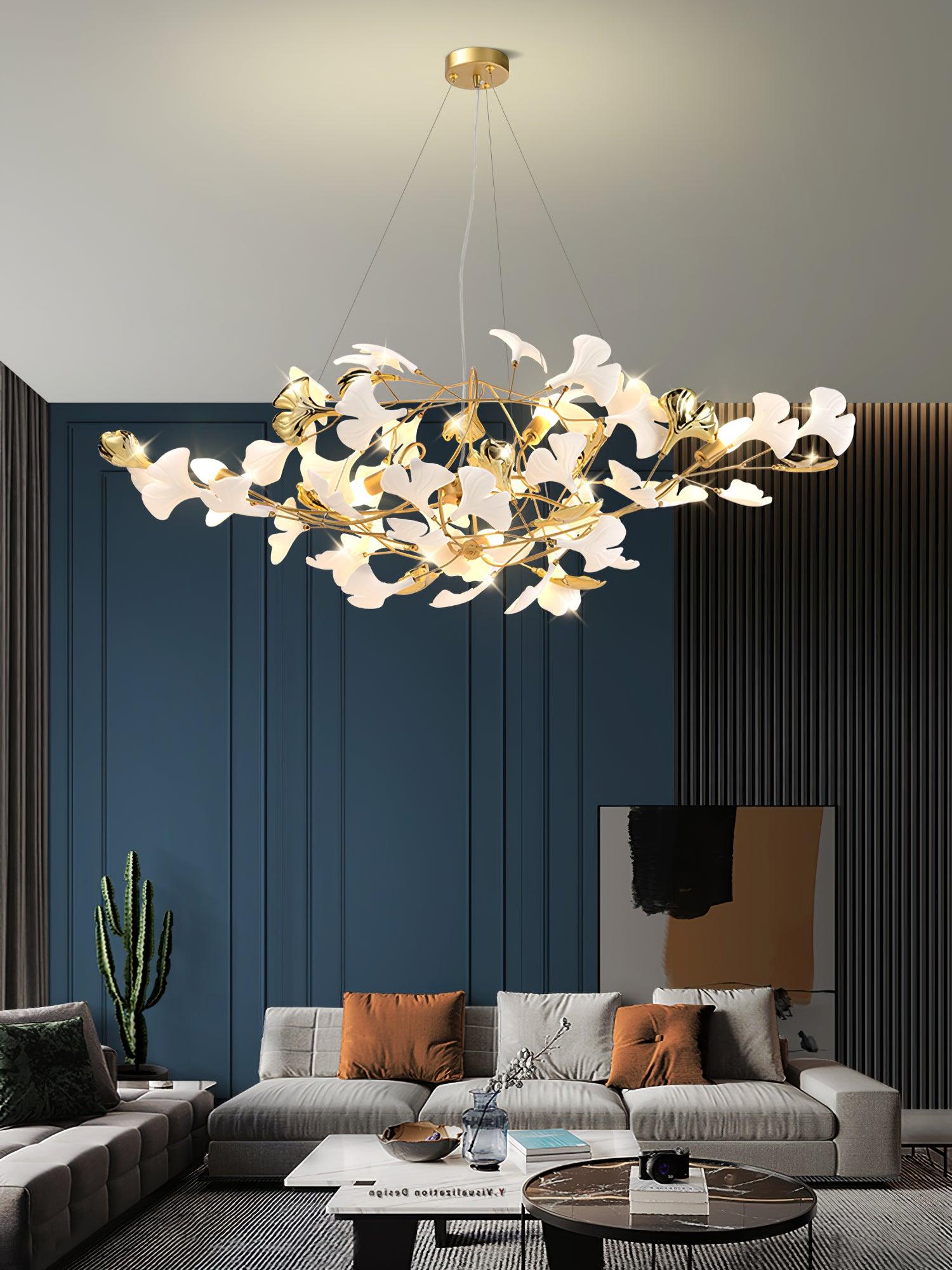 Gingko Chandelier S - Blowlighting