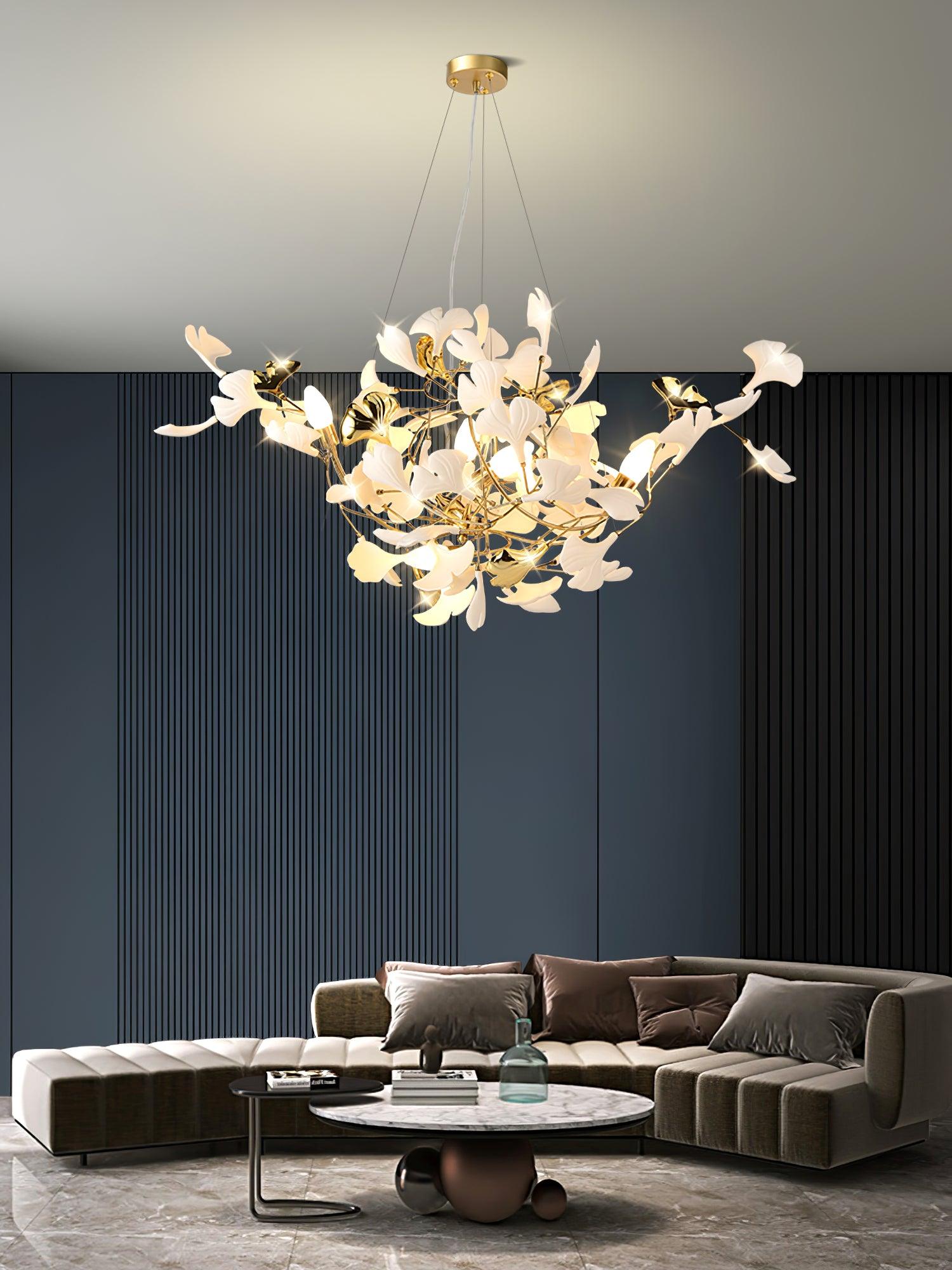 Gingko Chandelier S - Blowlighting