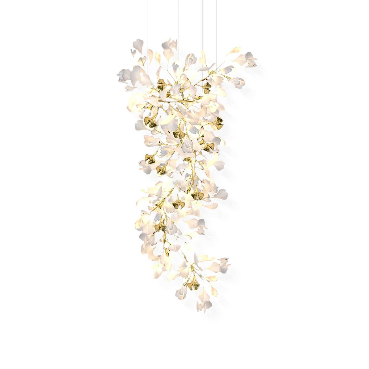 Ilvyniel Gingko Chandelier - Blowlighting